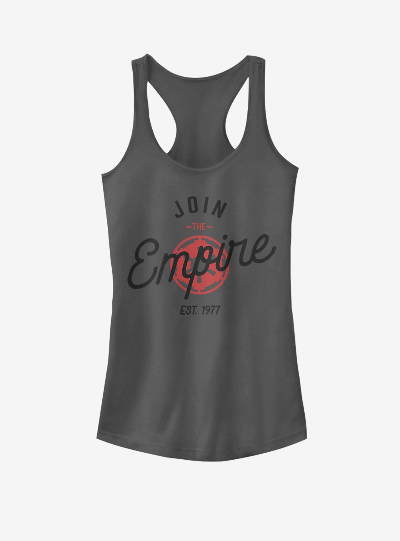 Star Wars The Empire Girls Tank, CHARCOAL, hi-res