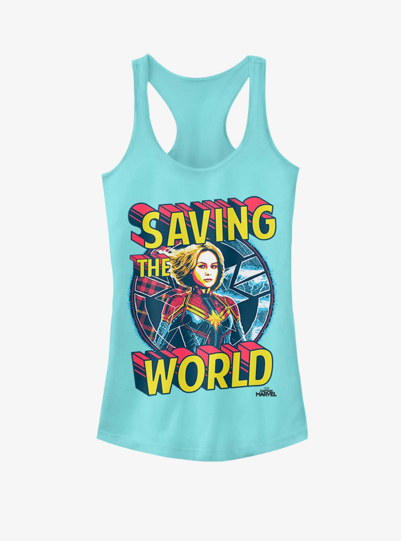 Marvel Captain Marvel Save Me Girls Tank, , hi-res
