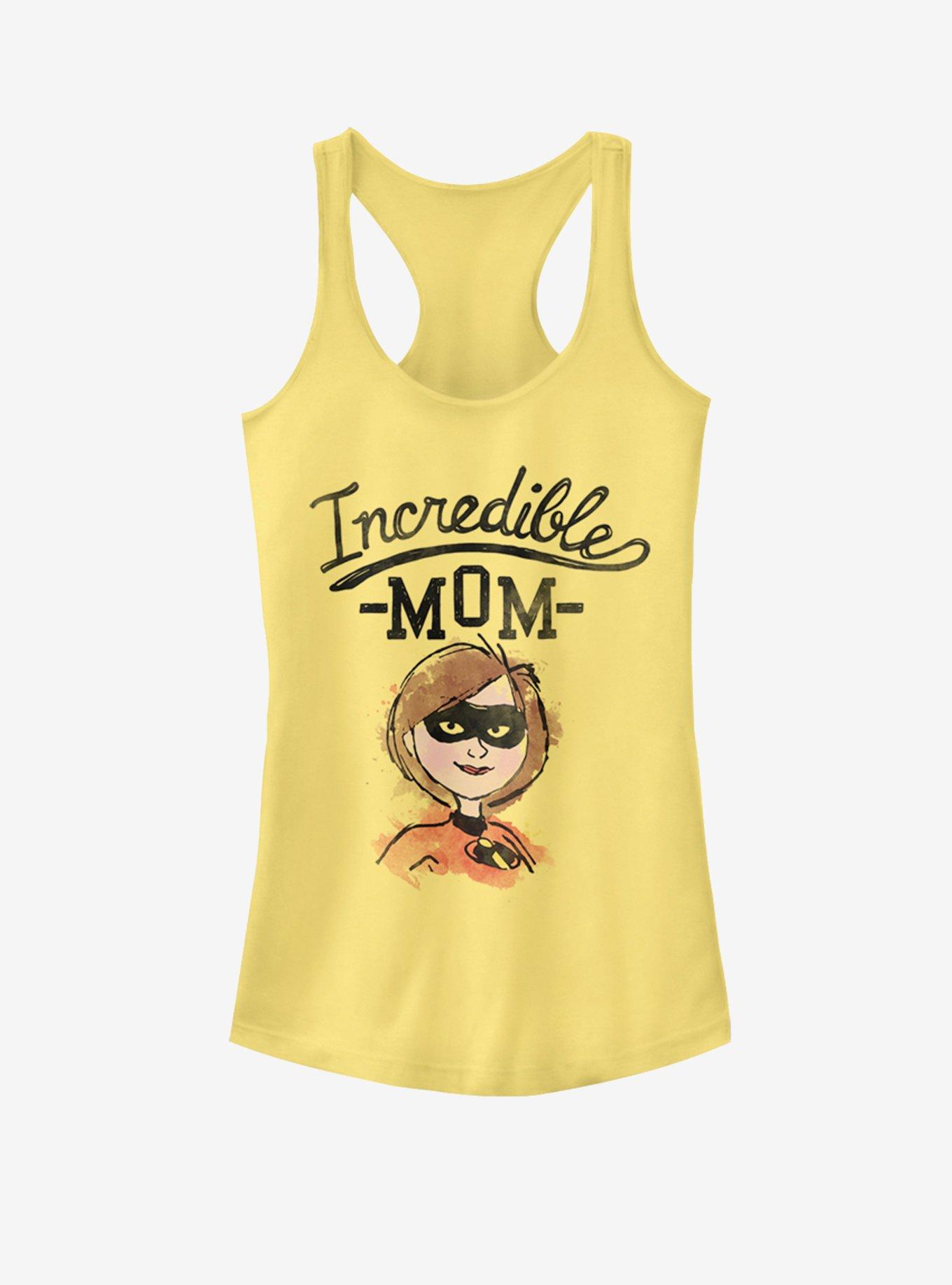 Disney Pixar Incredibles Incredible Mom Girls Tank, BANANA, hi-res
