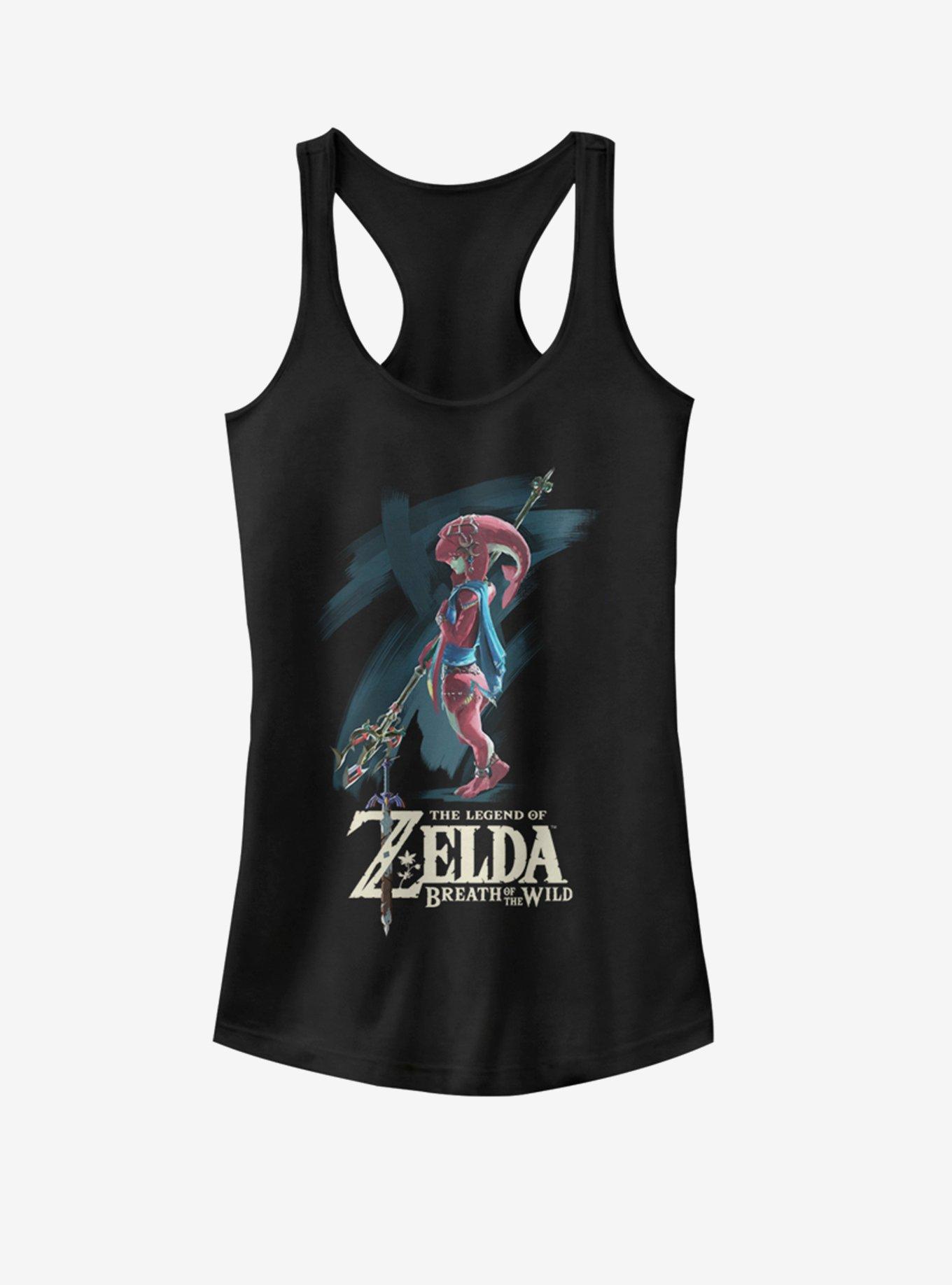 Marvel Nintendo Mipha Paint Girls Tank, BLACK, hi-res