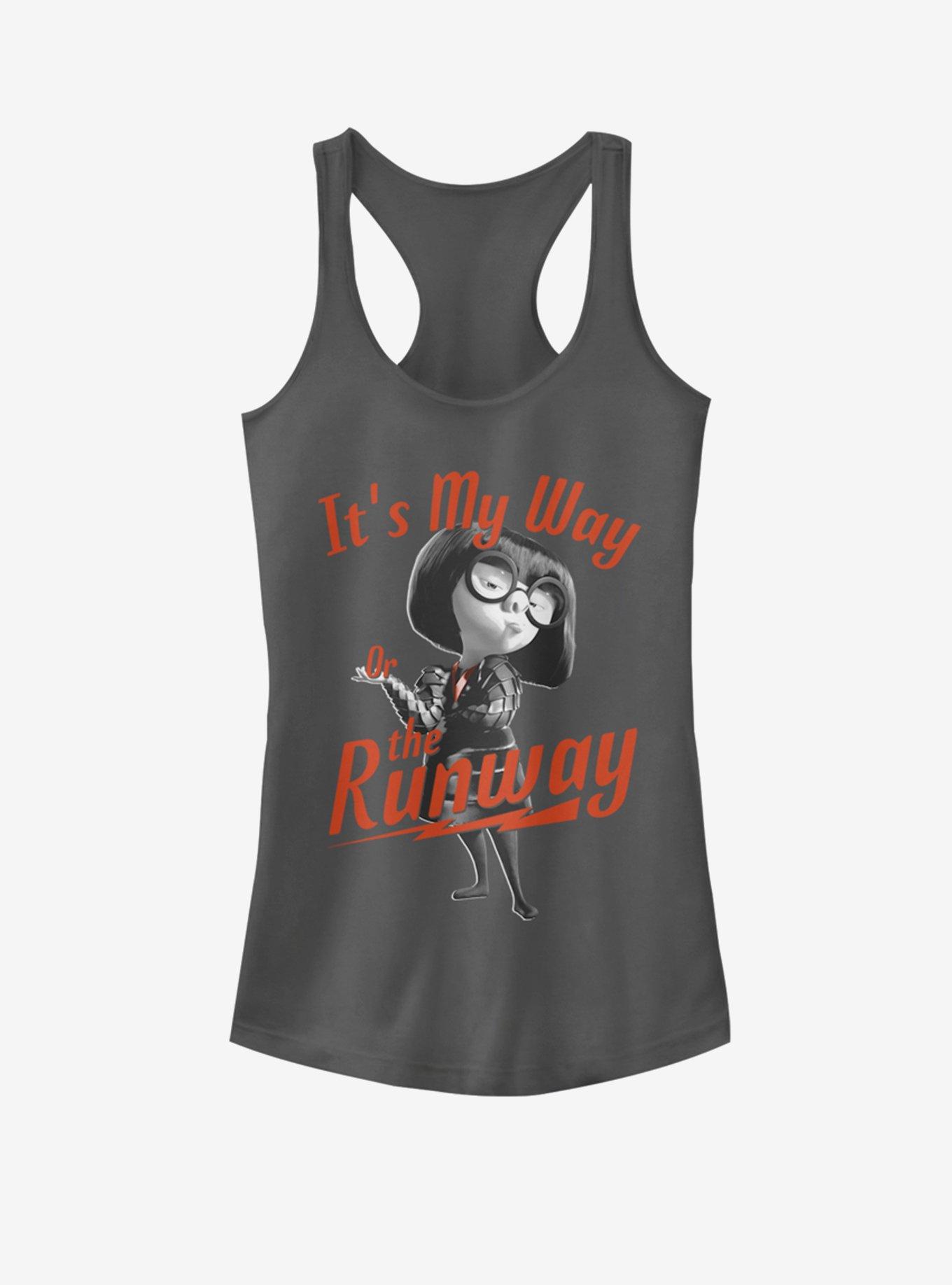 Disney Pixar Incredibles Runway Girls Tank, CHARCOAL, hi-res