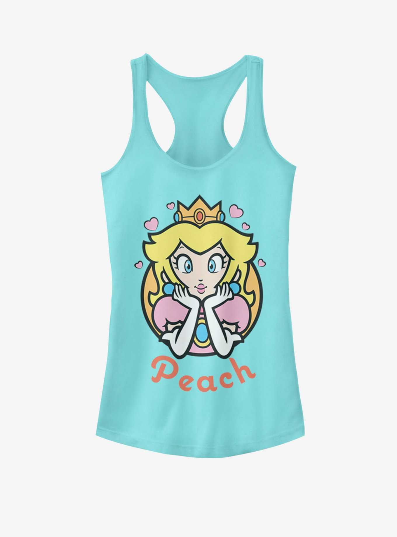 Marvel Nintendo Peach Hearts Girls Tank, , hi-res