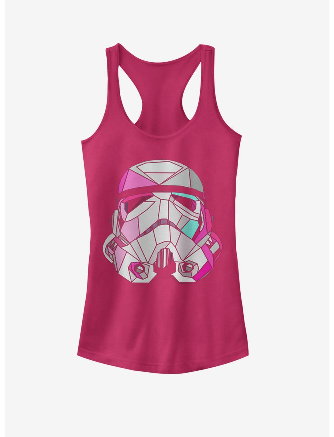 Star Wars Stained Trooper Girls Tank, RASPBERRY, hi-res