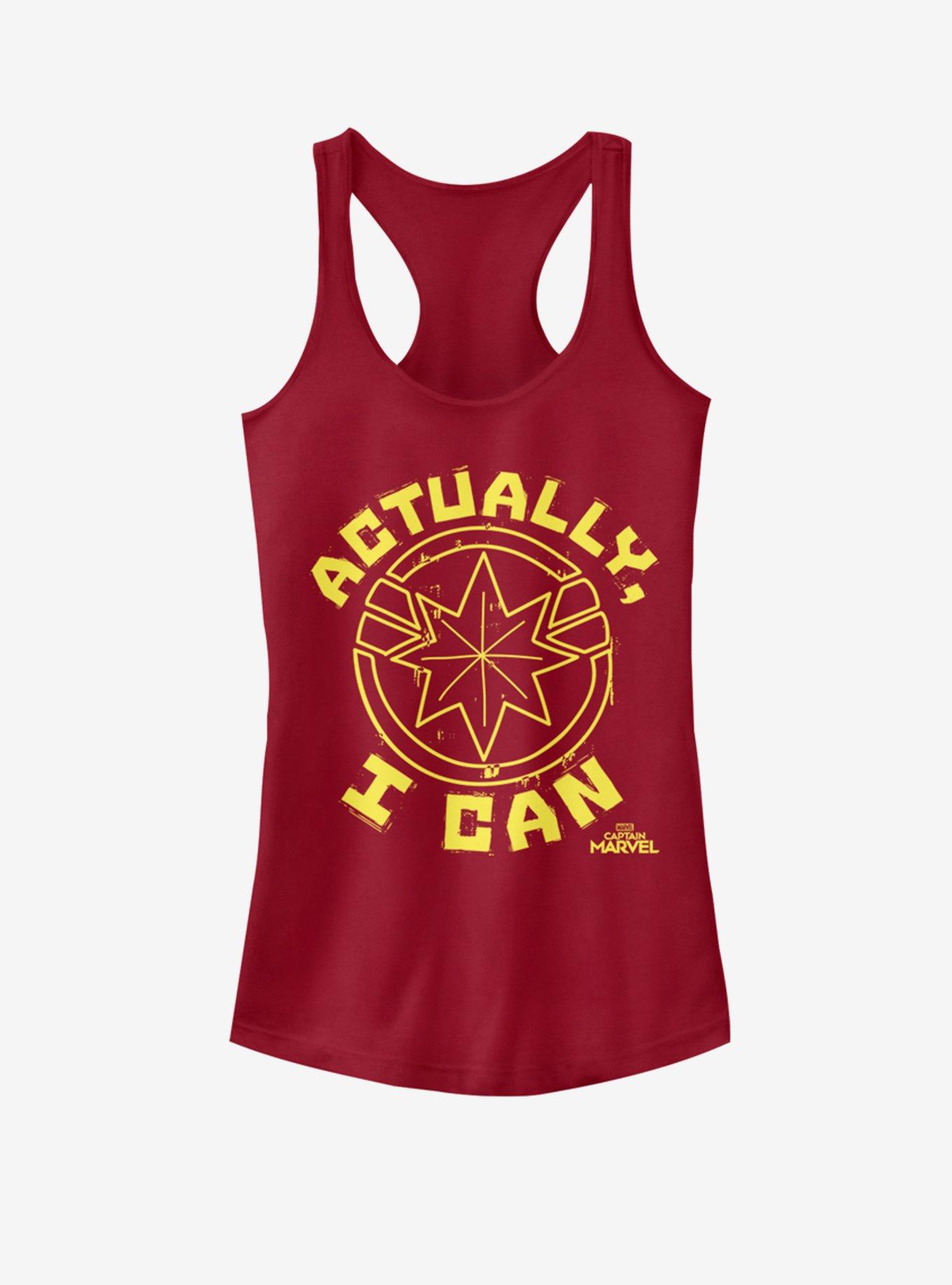 Marvel Captain Marvel Strong Female Girls Tank, , hi-res