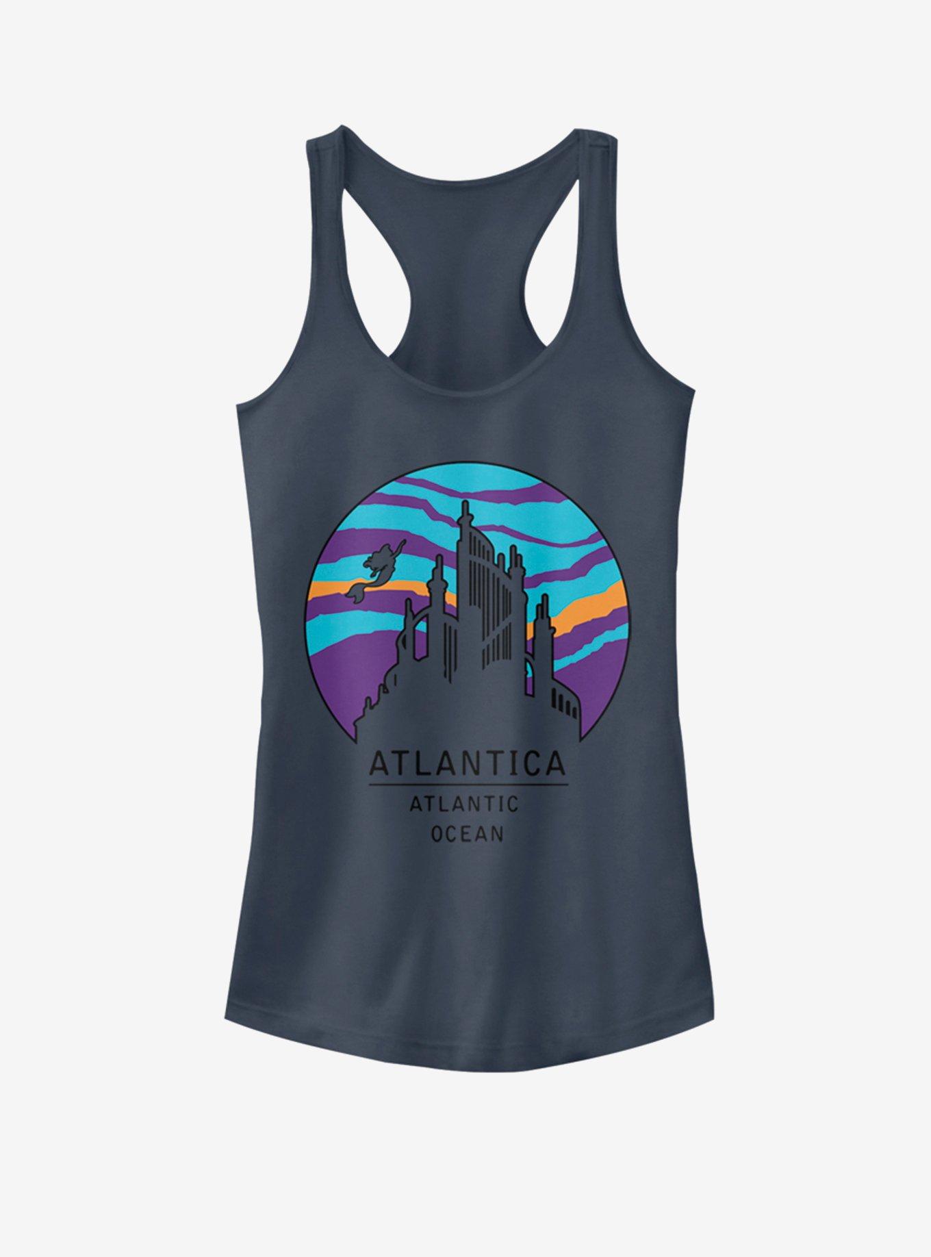 Disney The Little Mermaid Atlantica Girls Tank, INDIGO, hi-res