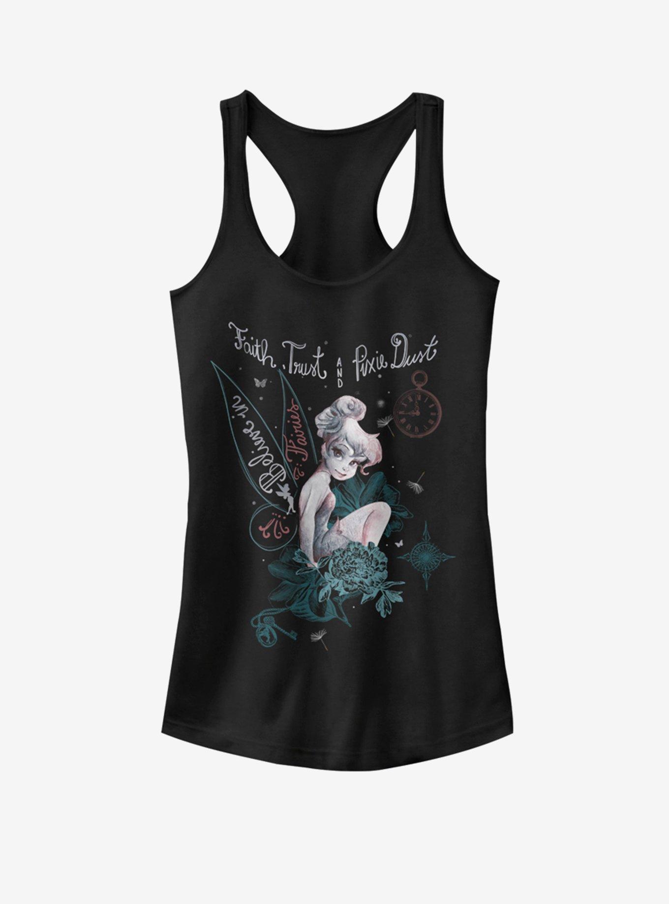 Disney Tinker Bell Tink in Fairy Land Girls Tank, BLACK, hi-res