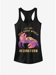 Disney Moana Talk About Myself in Song Form Girls Tank, BLACK, hi-res