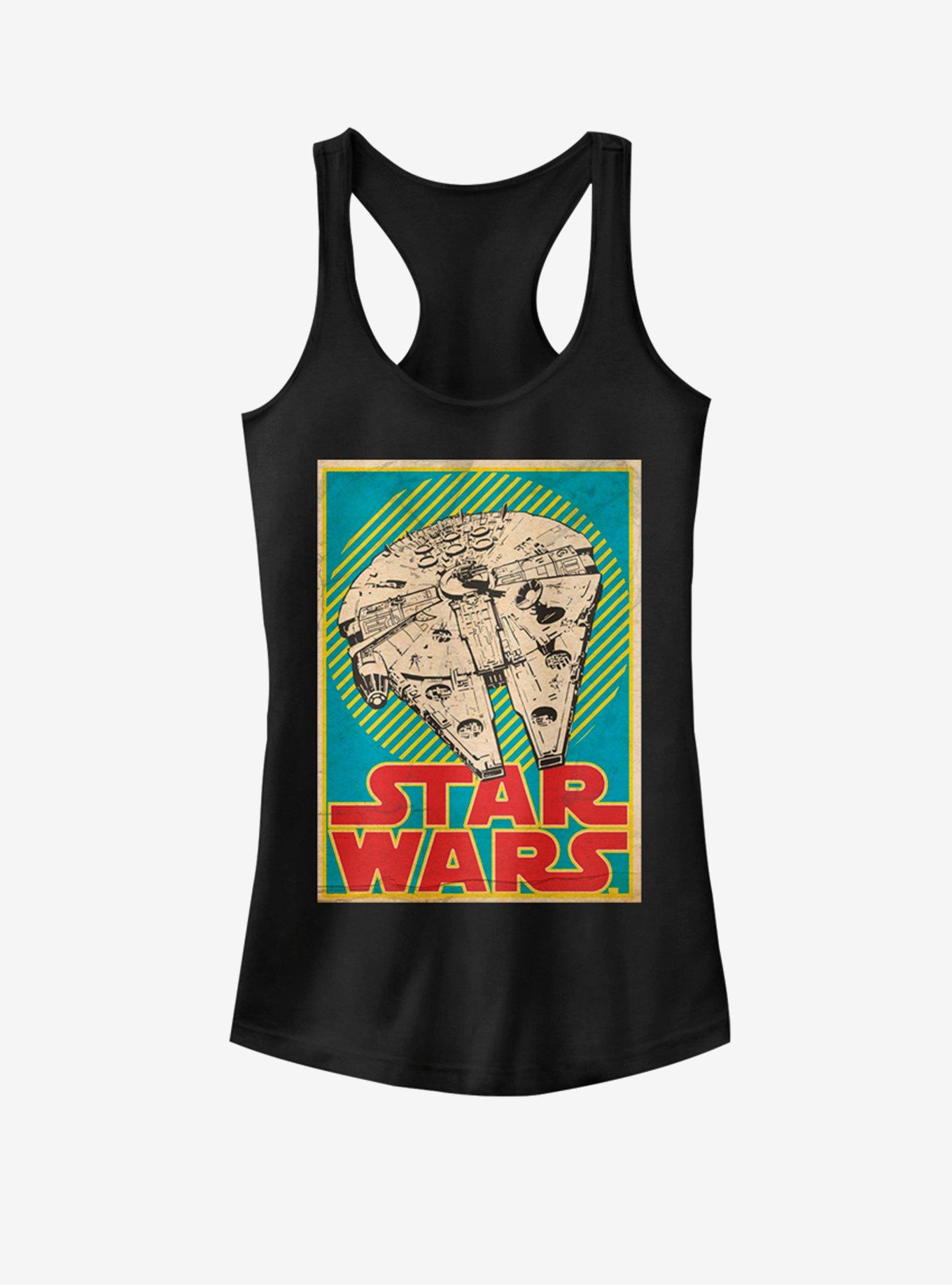 Star Wars Millennium Falcon Card Girls Tank - BLACK | Hot Topic