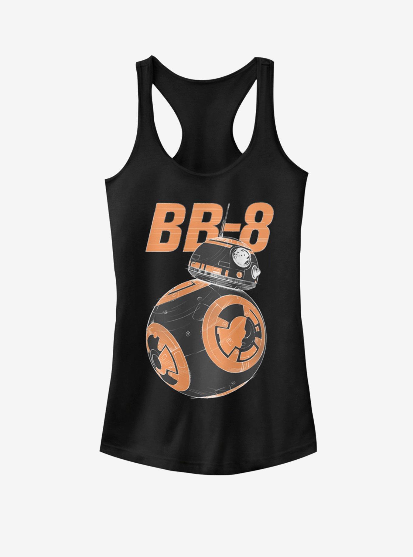 Star Wars BB-8 Aight Girls Tank, BLACK, hi-res