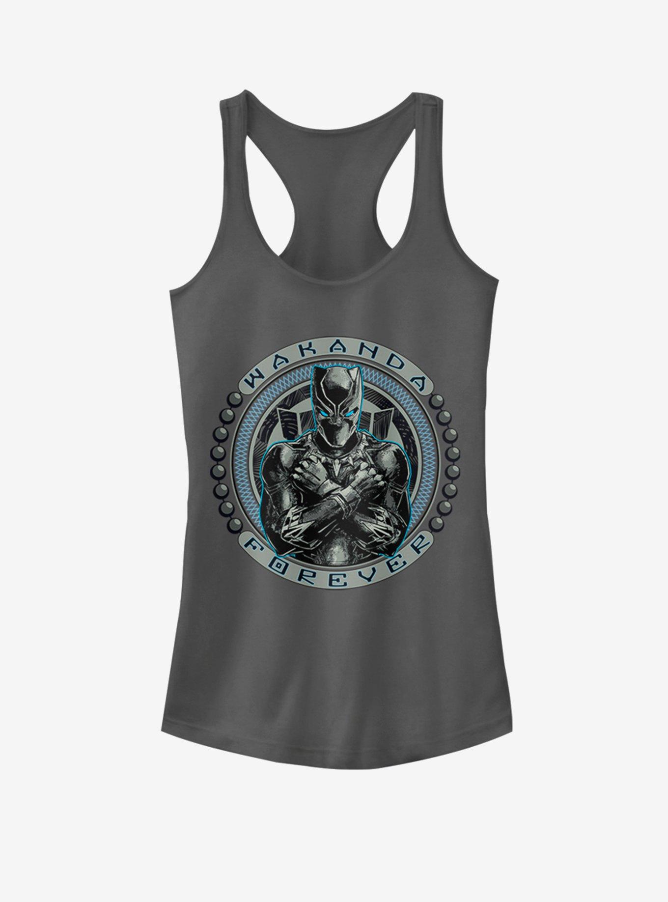 Marvel Black Panther Wakanda Beads Girls Tank, CHARCOAL, hi-res