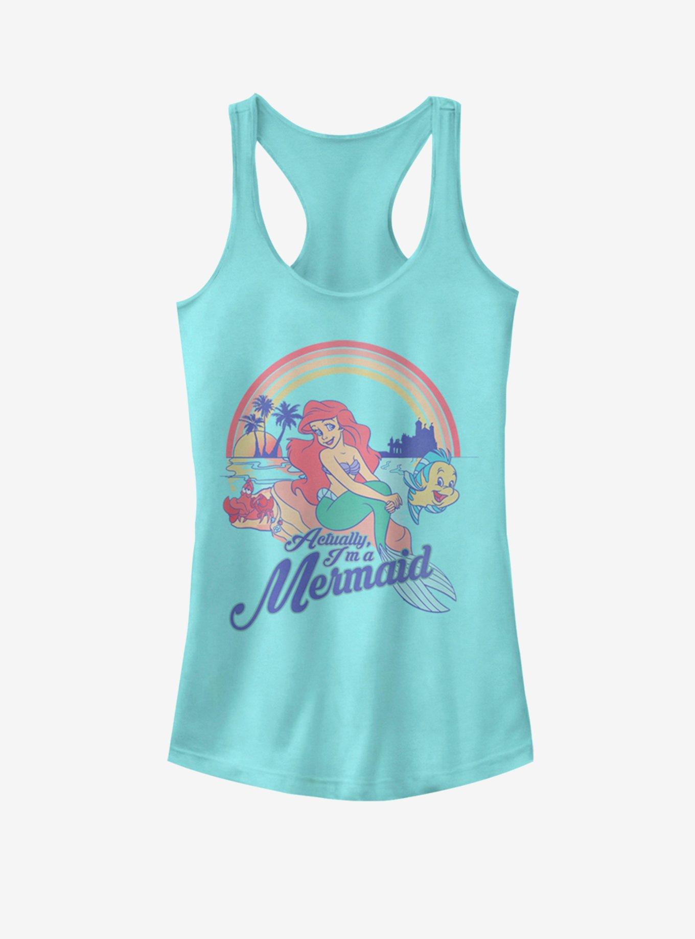 Disney The Little Mermaid Actual Mermaid Girls Tank, CANCUN, hi-res