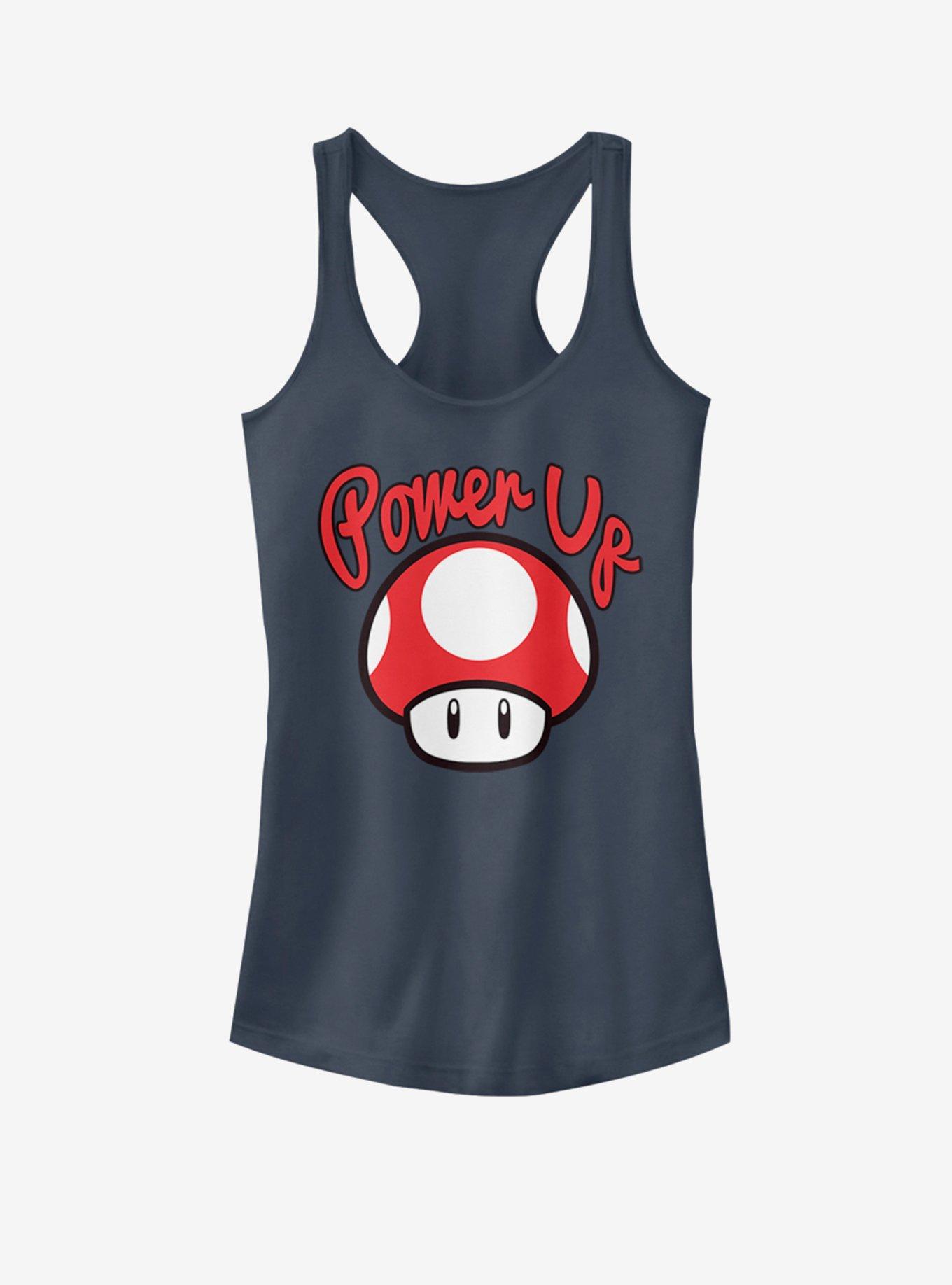 Nintendo Power Up Mushroom Girls Tank, INDIGO, hi-res