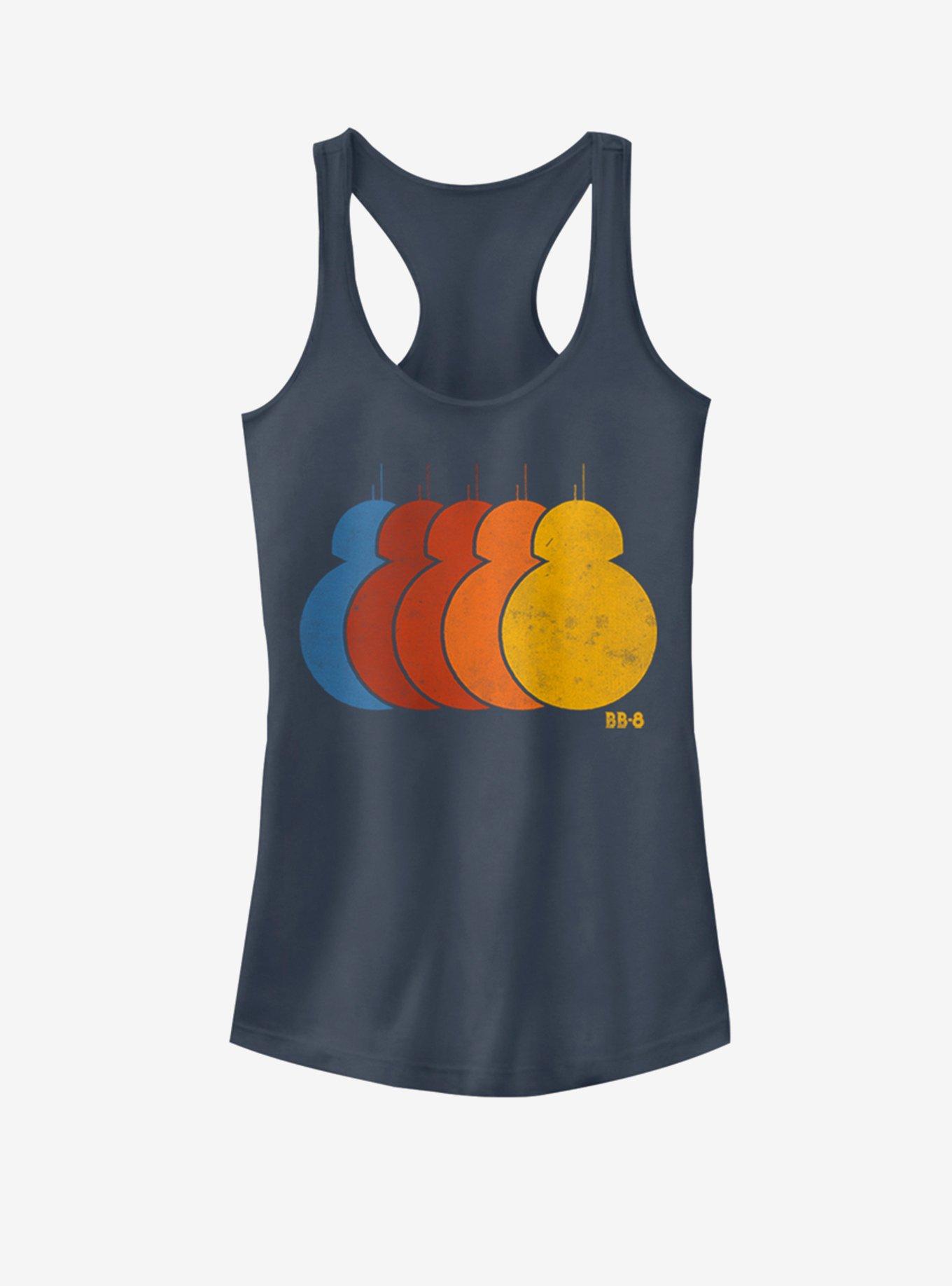 Star Wars BB-8 Retro Rainbow Girls Tank, , hi-res