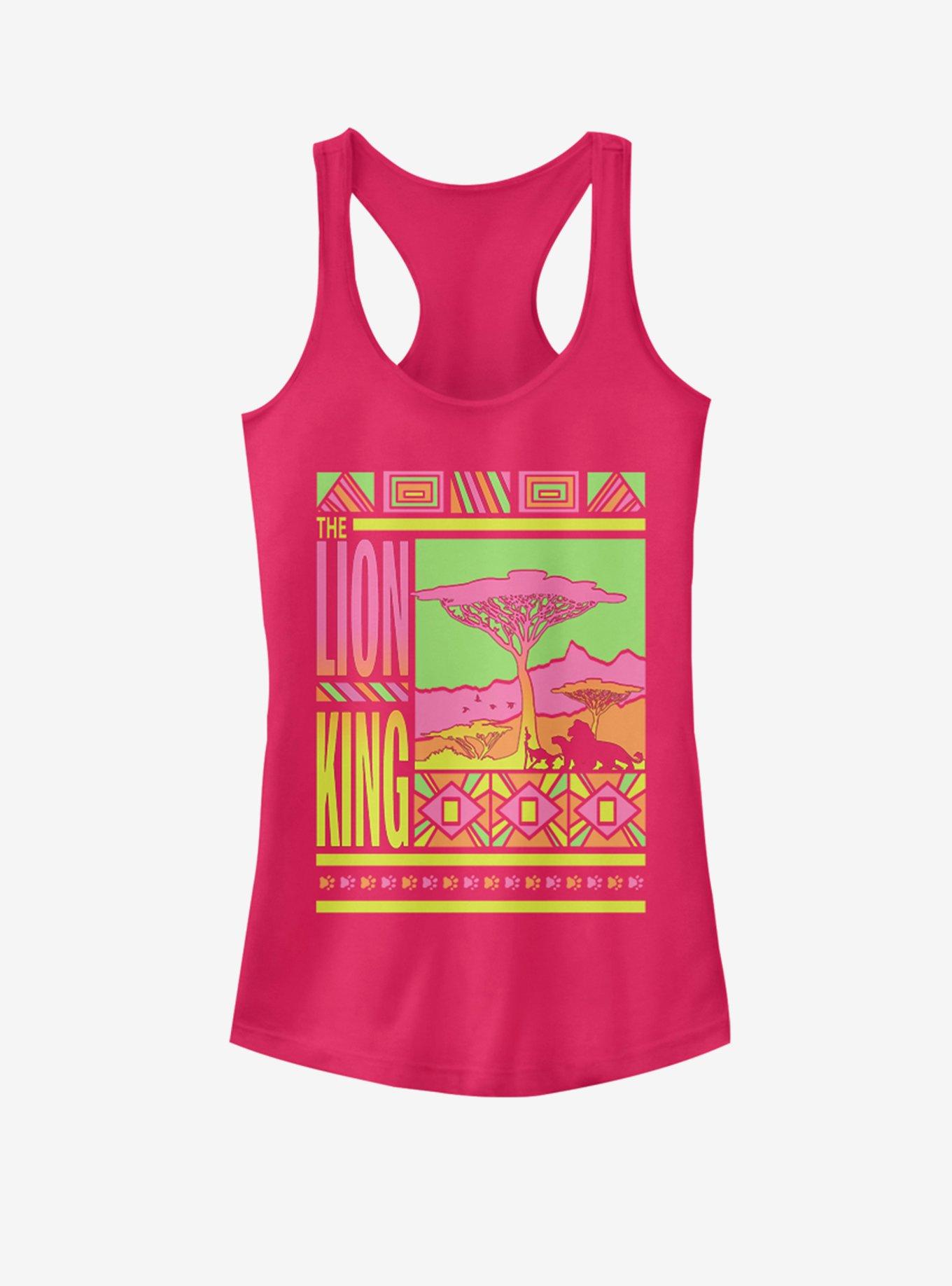 Disney The Lion King Wave King Girls Tank, RASPBERRY, hi-res