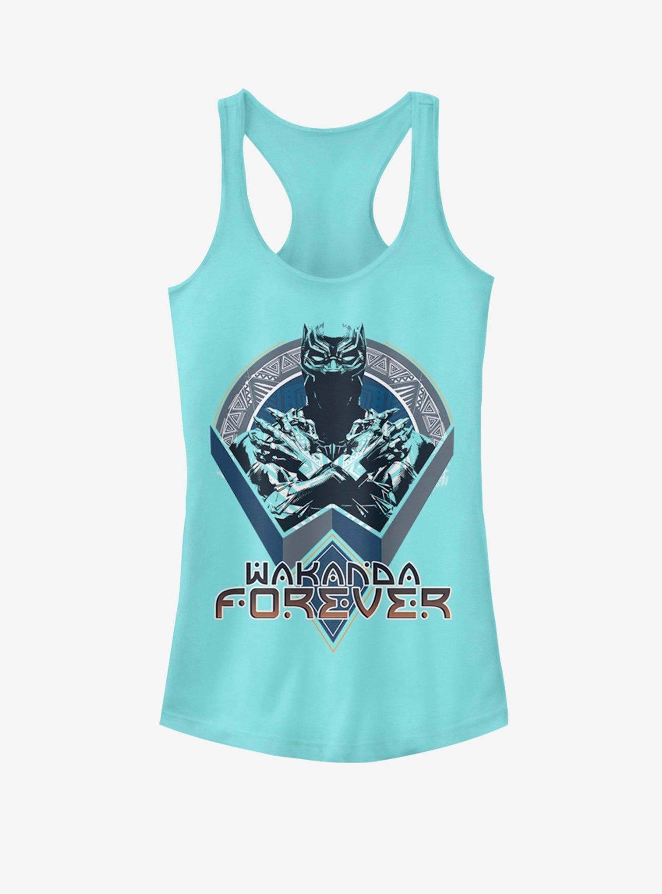 Marvel Black Panther Wakanda Shield Girls Tank, CANCUN, hi-res