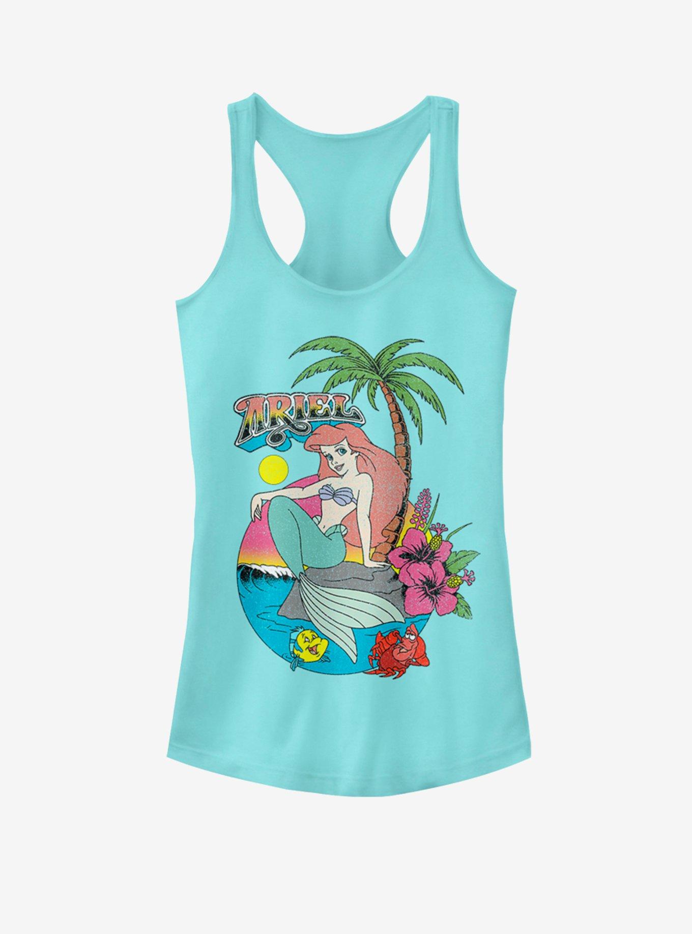 Disney The Little Mermaid Encinitas Sunset Girls Tank, CANCUN, hi-res