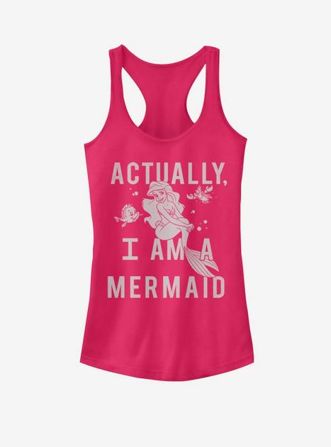 Disney The Little Mermaid Actual Mermaid Girls Tank - PINK | Hot Topic