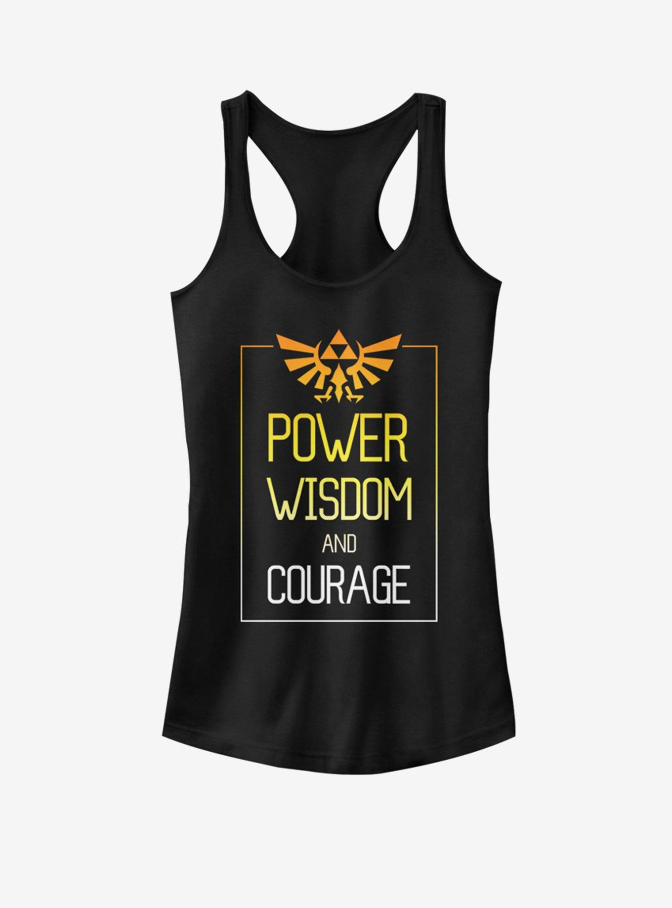 Nintendo Power Wisdom And Courgae Zelda Girls Tank, , hi-res