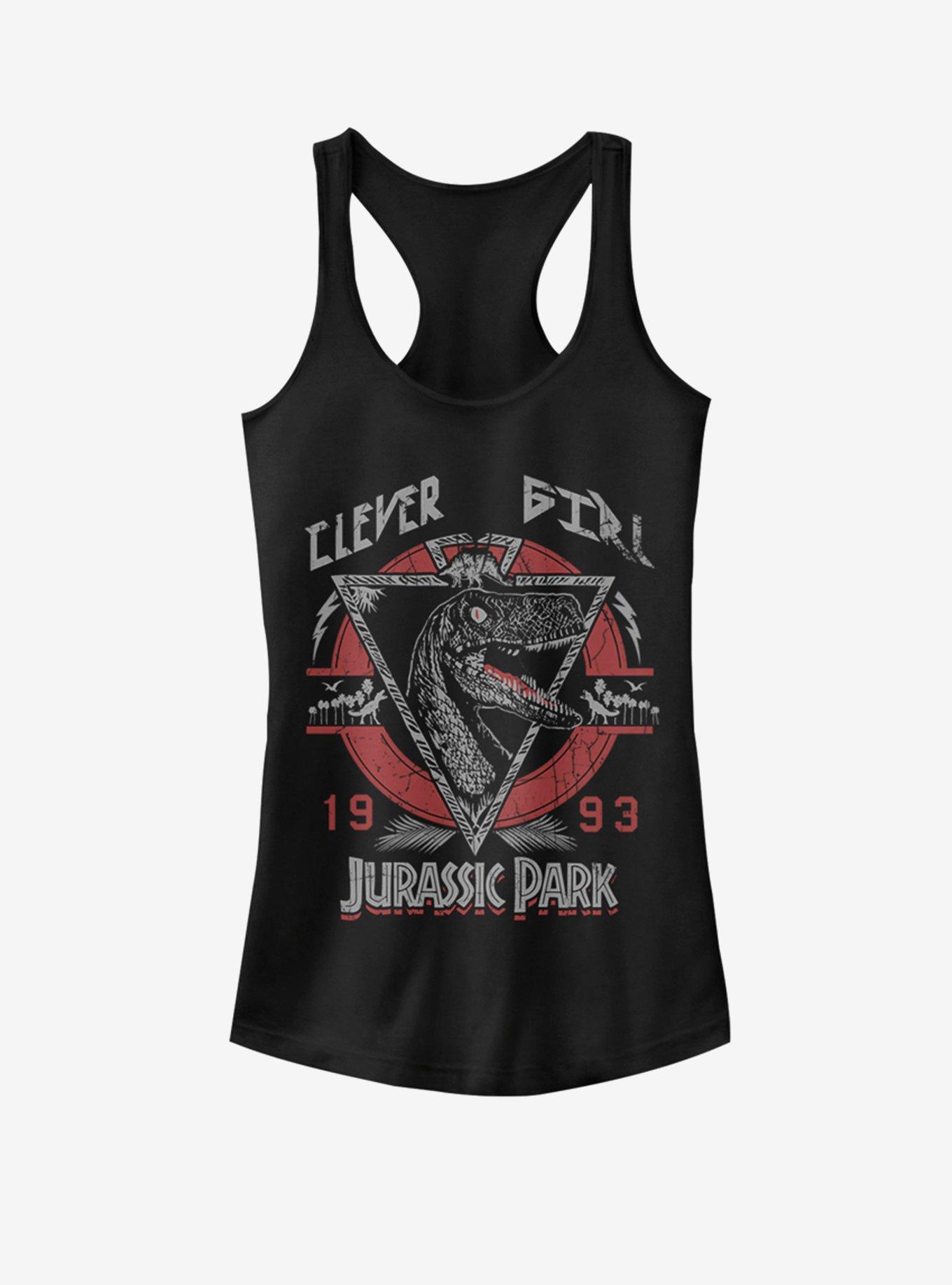 Universal Jurassic Park Clever Rock Girls Tank, BLACK, hi-res