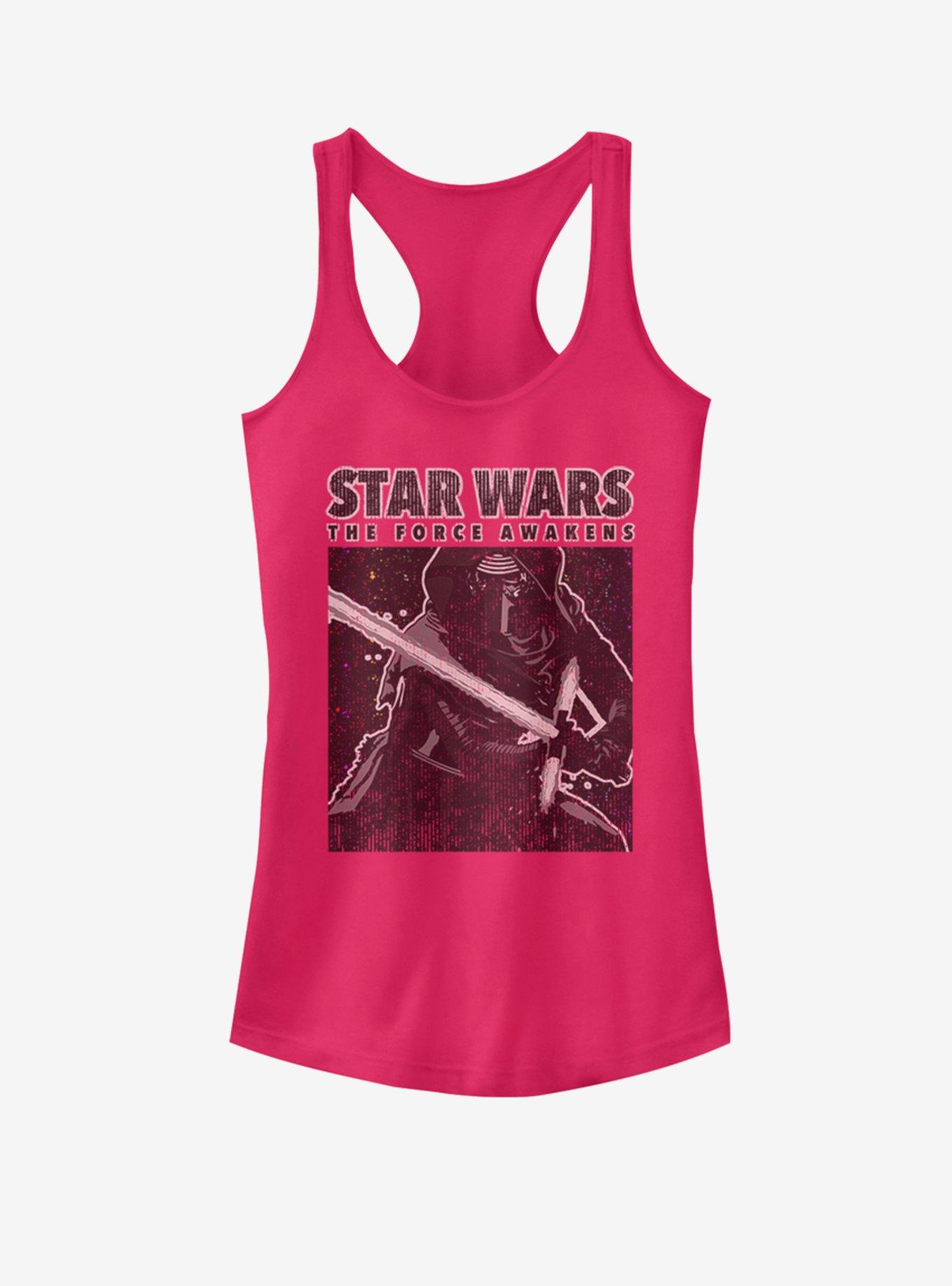 Star Wars Collage Girls Tank, RASPBERRY, hi-res