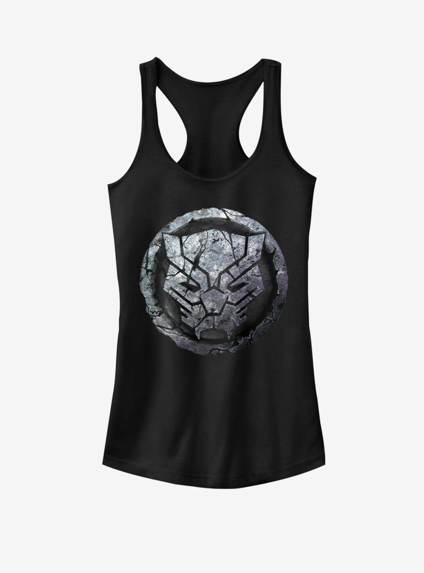 Marvel Black Panther Stone Panther Girls Tank, BLACK, hi-res