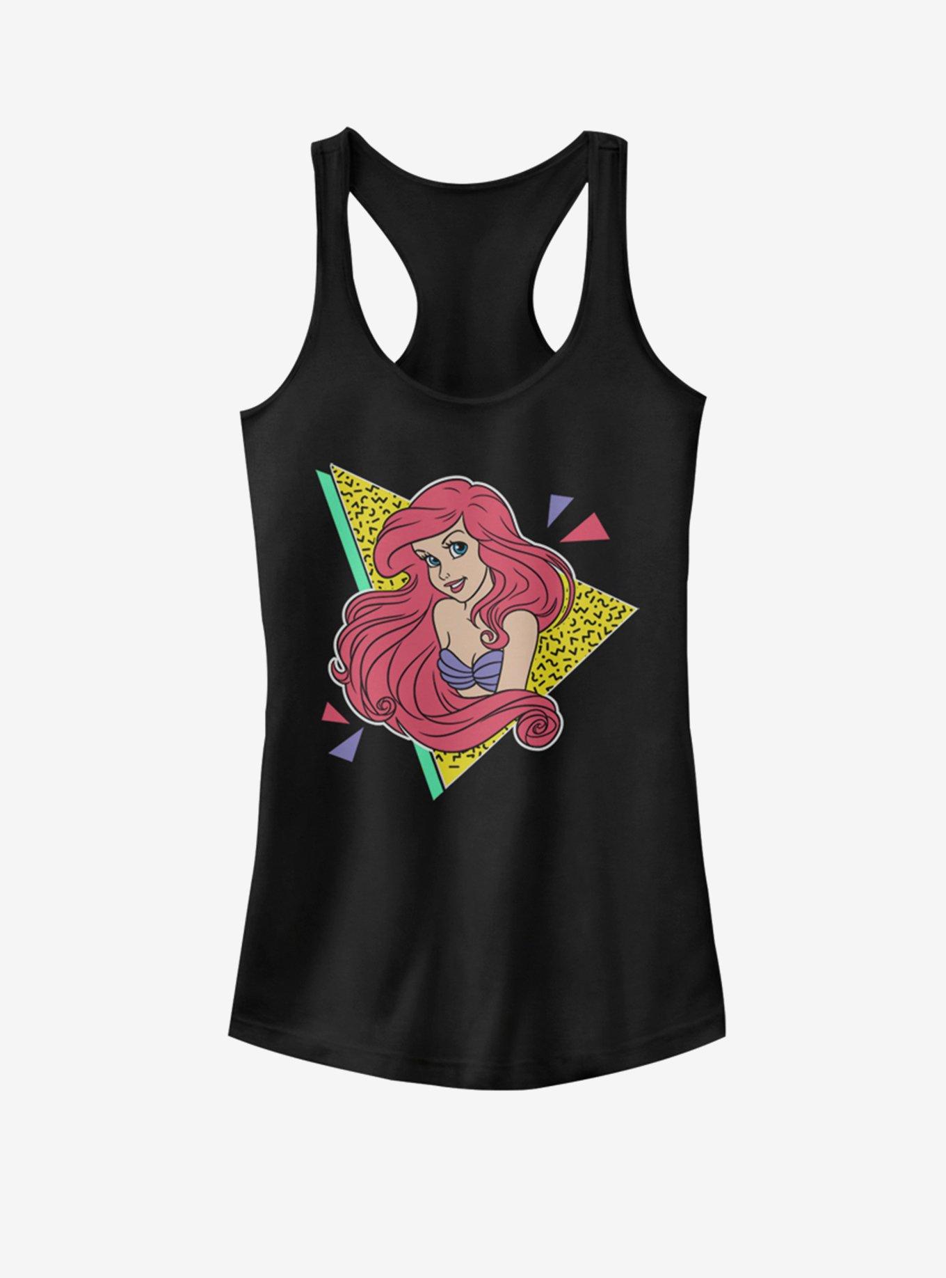 Disney The Little Mermaid 80's Mermaid Girls Tank, BLACK, hi-res