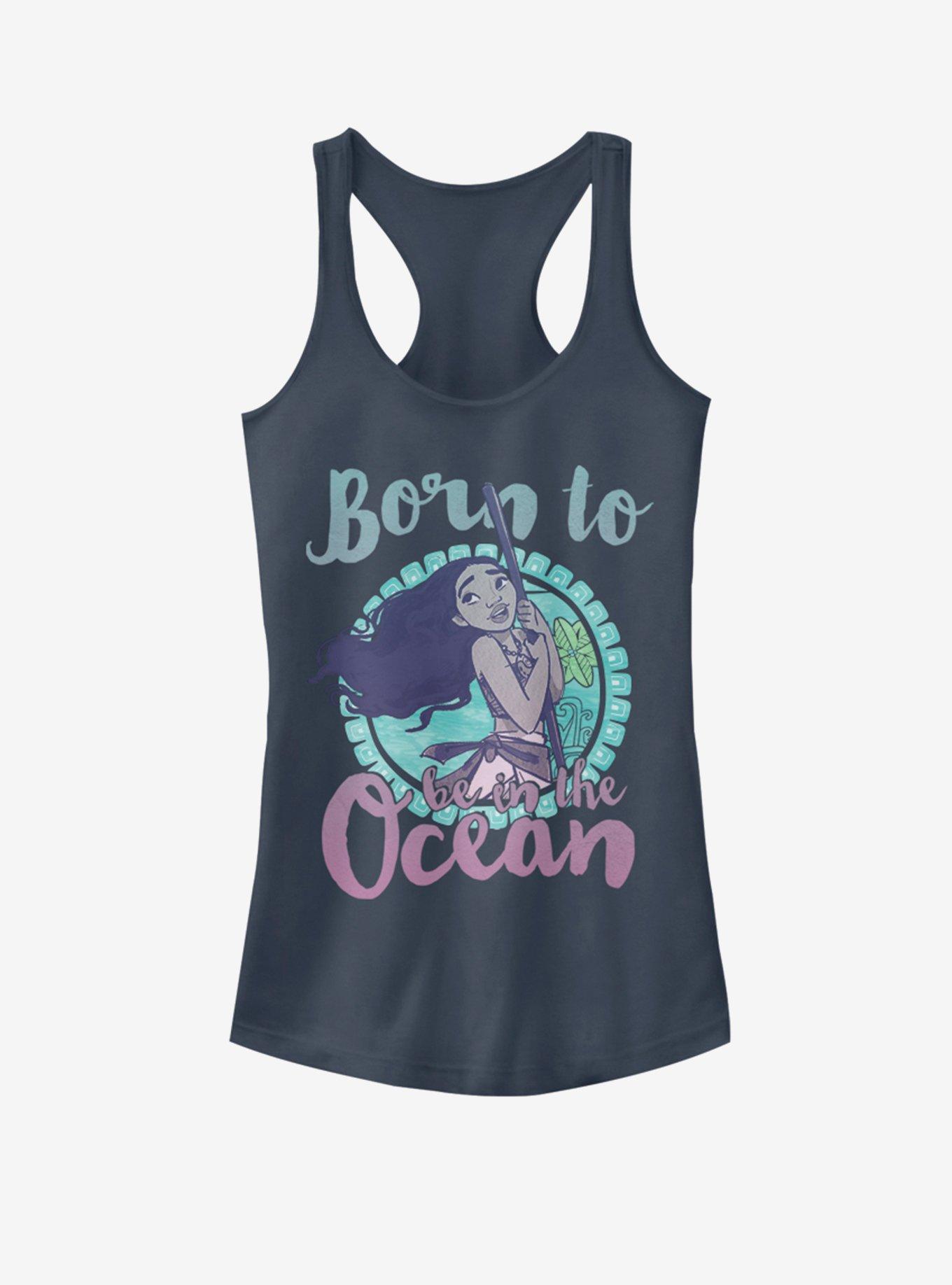 Disney Moana Ocean Girl Girls Tank, INDIGO, hi-res