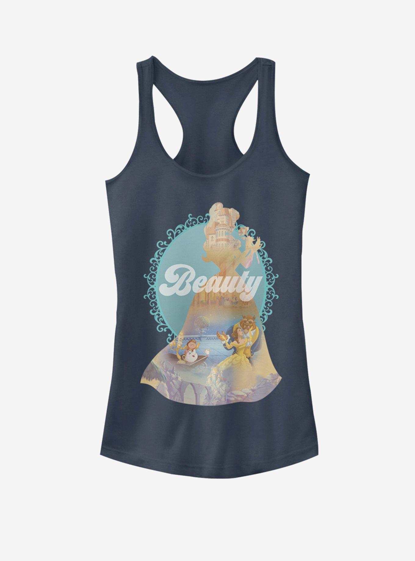 Disney Beauty and the Beast Beauty Girls Tank, INDIGO, hi-res