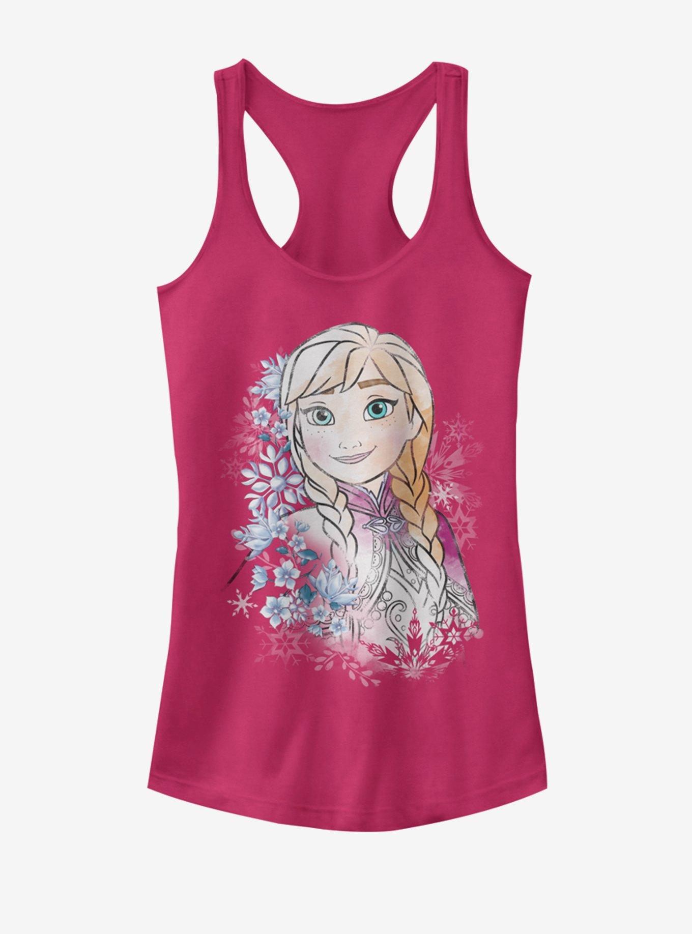 Disney Frozen Anna Flowers Girls Tank, , hi-res