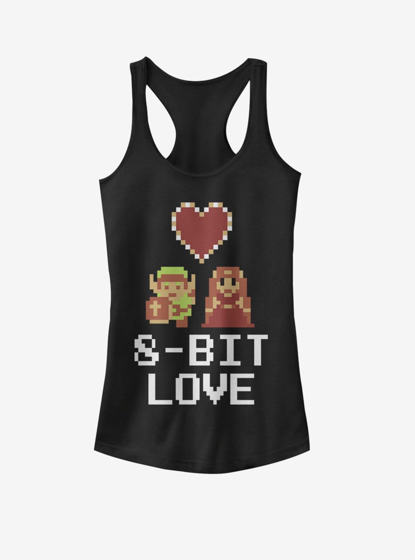 Nintendo Link And Zelda 8-Bit Love Girls Tank, , hi-res