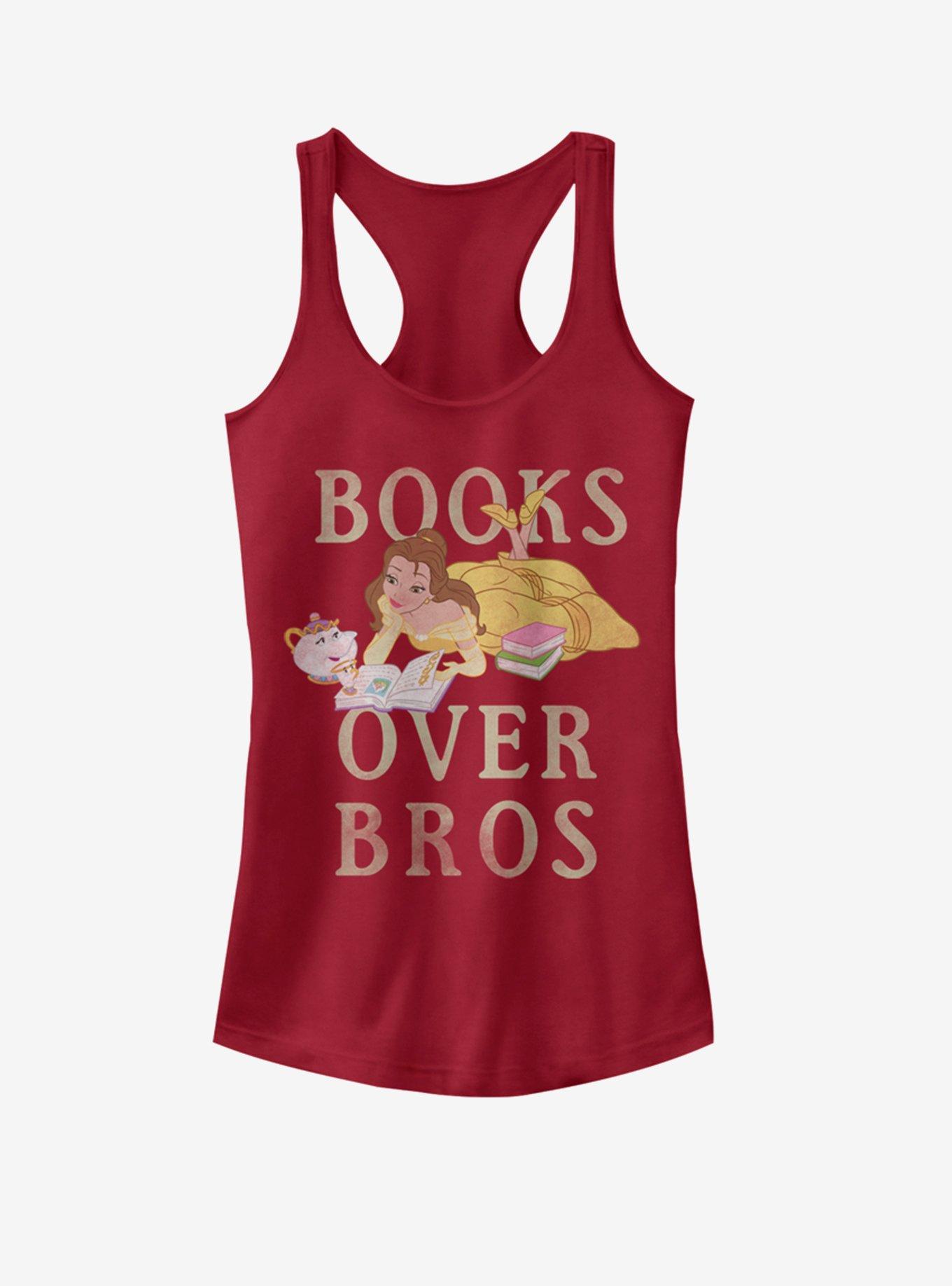 Disney Beauty and the Beast Books Before Bros Girls Tank, SCARLET, hi-res