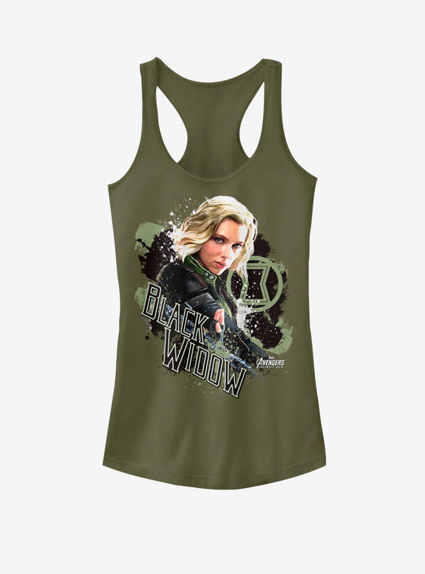 Marvel Black Widow Splash Girls Tank, , hi-res