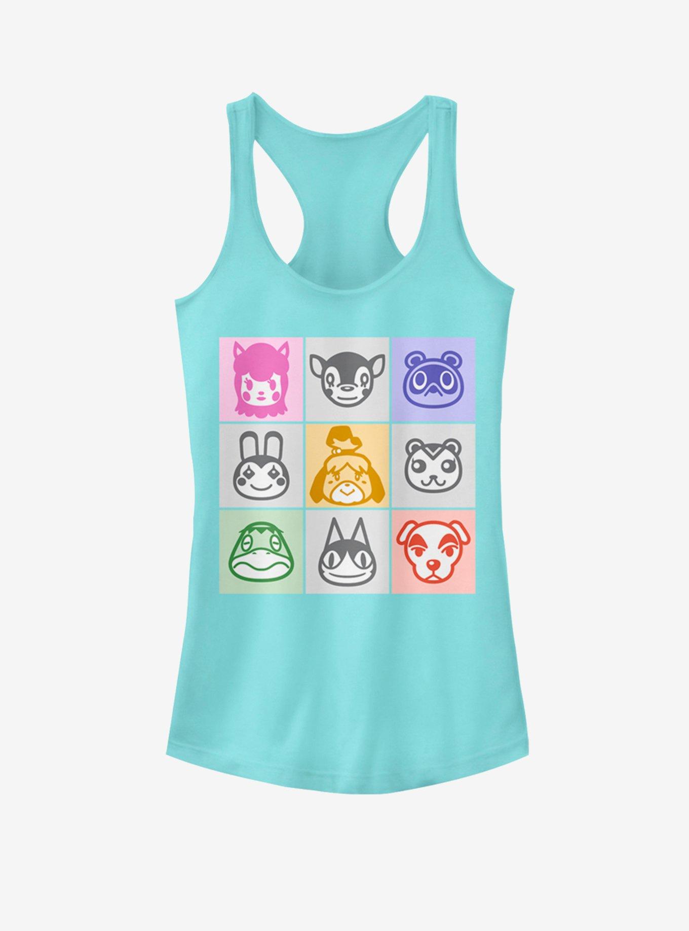 Nintendo Animal Crossing Stamps Girls Tank, CANCUN, hi-res