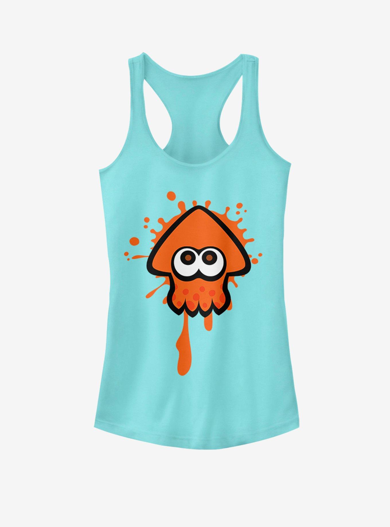 Nintendo Splatoon Team Orange Inkling Girls Tank, CANCUN, hi-res