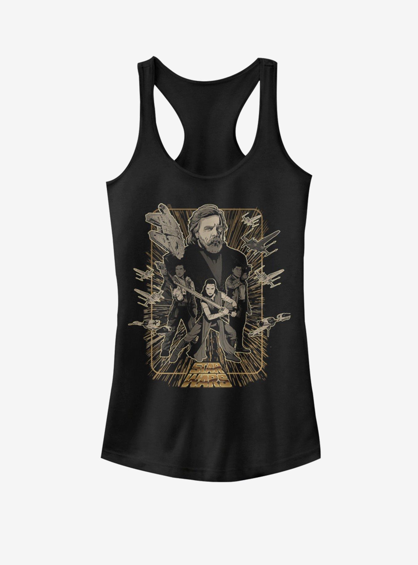 Star Wars Group Gold Girls Tank, BLACK, hi-res