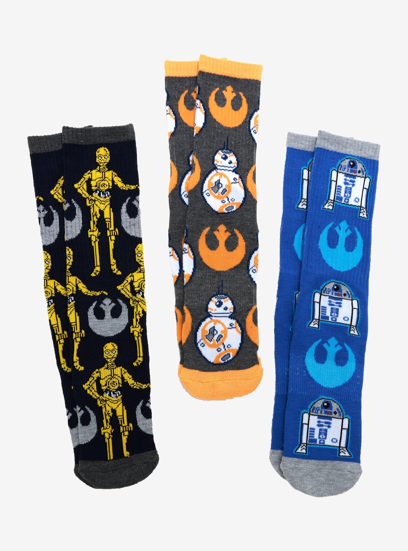 Star Wars Droid Crew Sock Set - BoxLunch Exclusive | BoxLunch