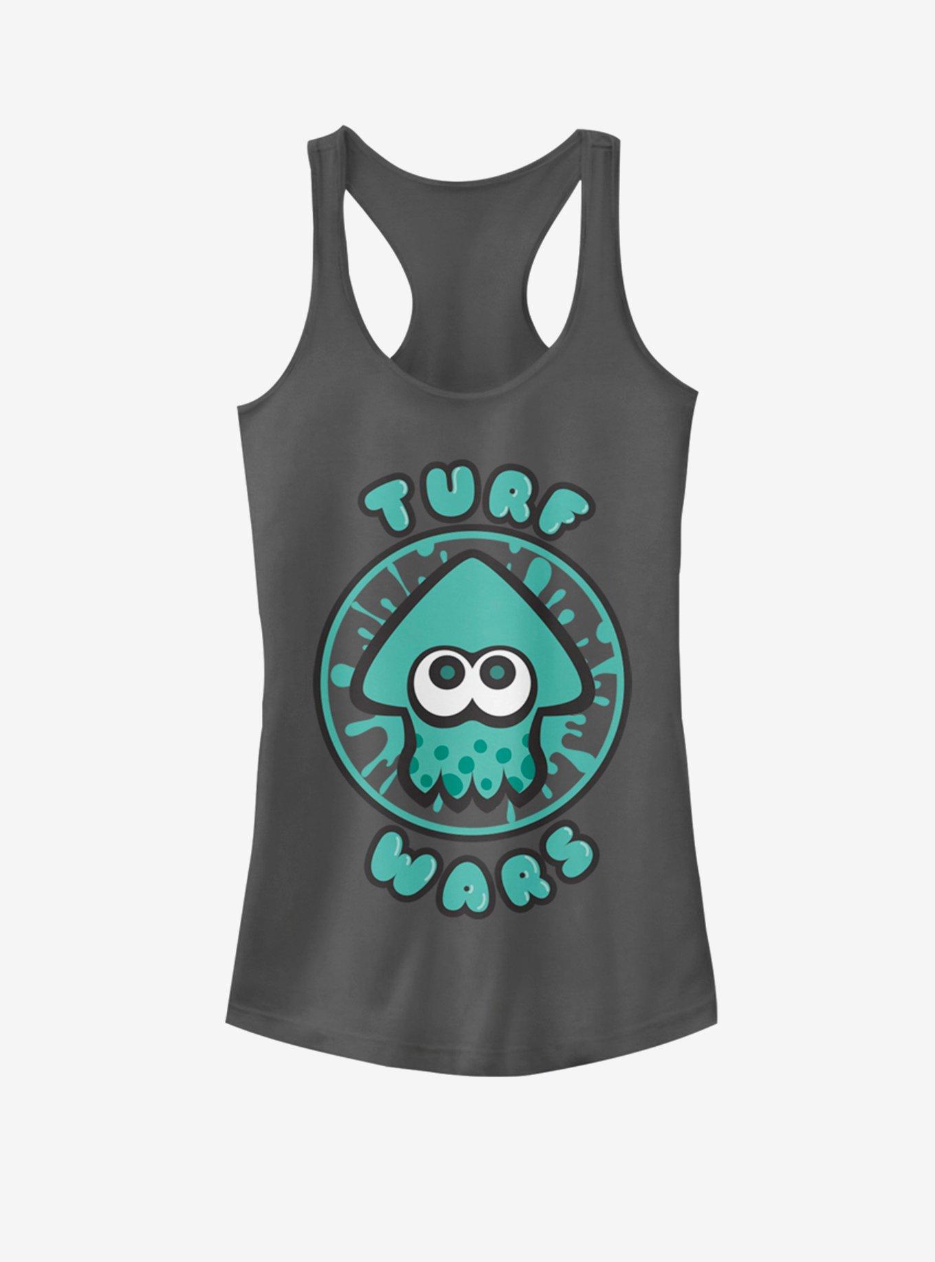 Nintendo Splatoon Turf Wars Girls Tank, CHARCOAL, hi-res