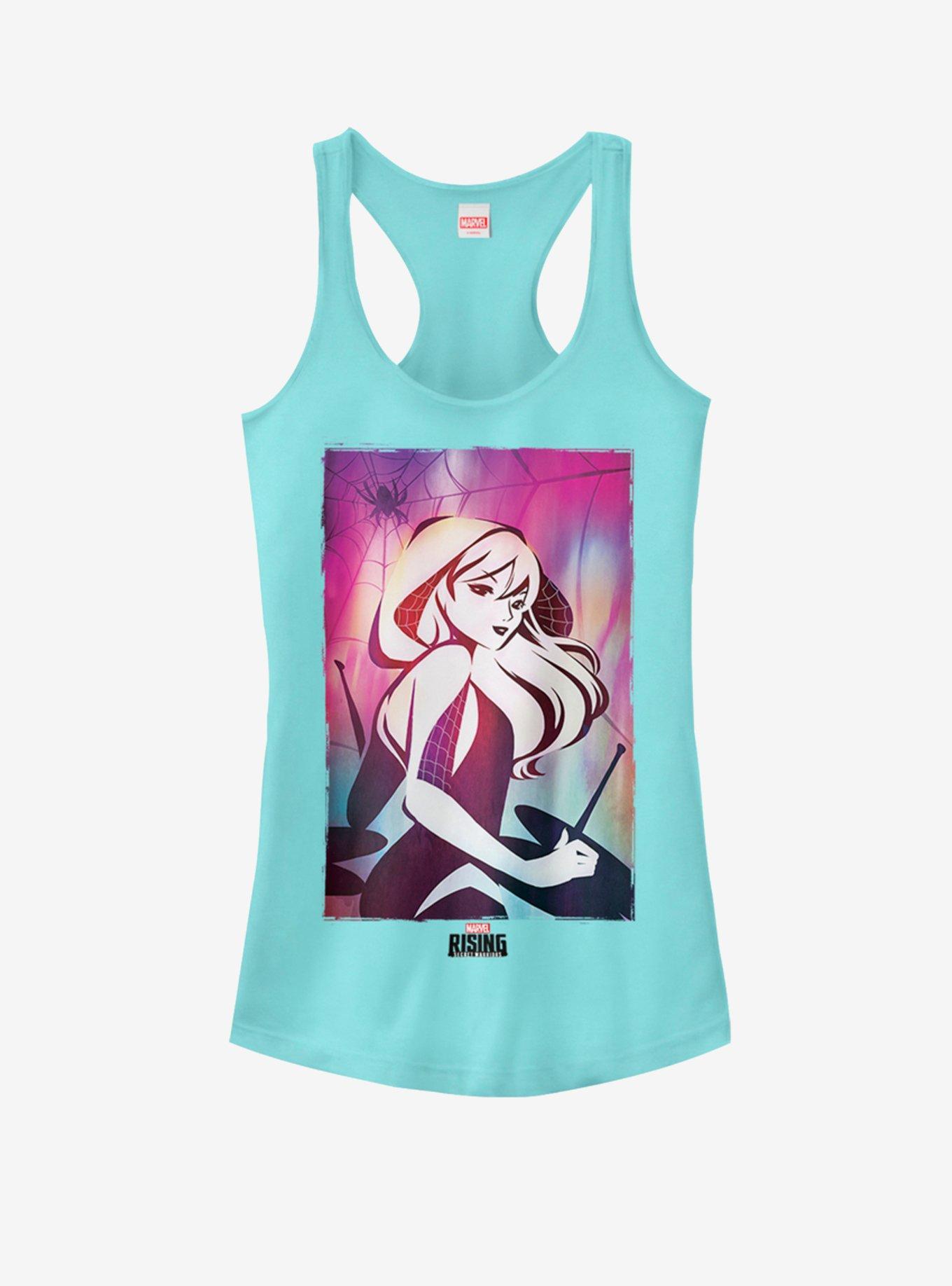 Marvel Spider-Man Into The Spider-Verse Water Gwen Girls Tank, CANCUN, hi-res