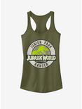 Universal Jurassic Park Junior Ranger Badge Girls Tank, MIL GRN, hi-res