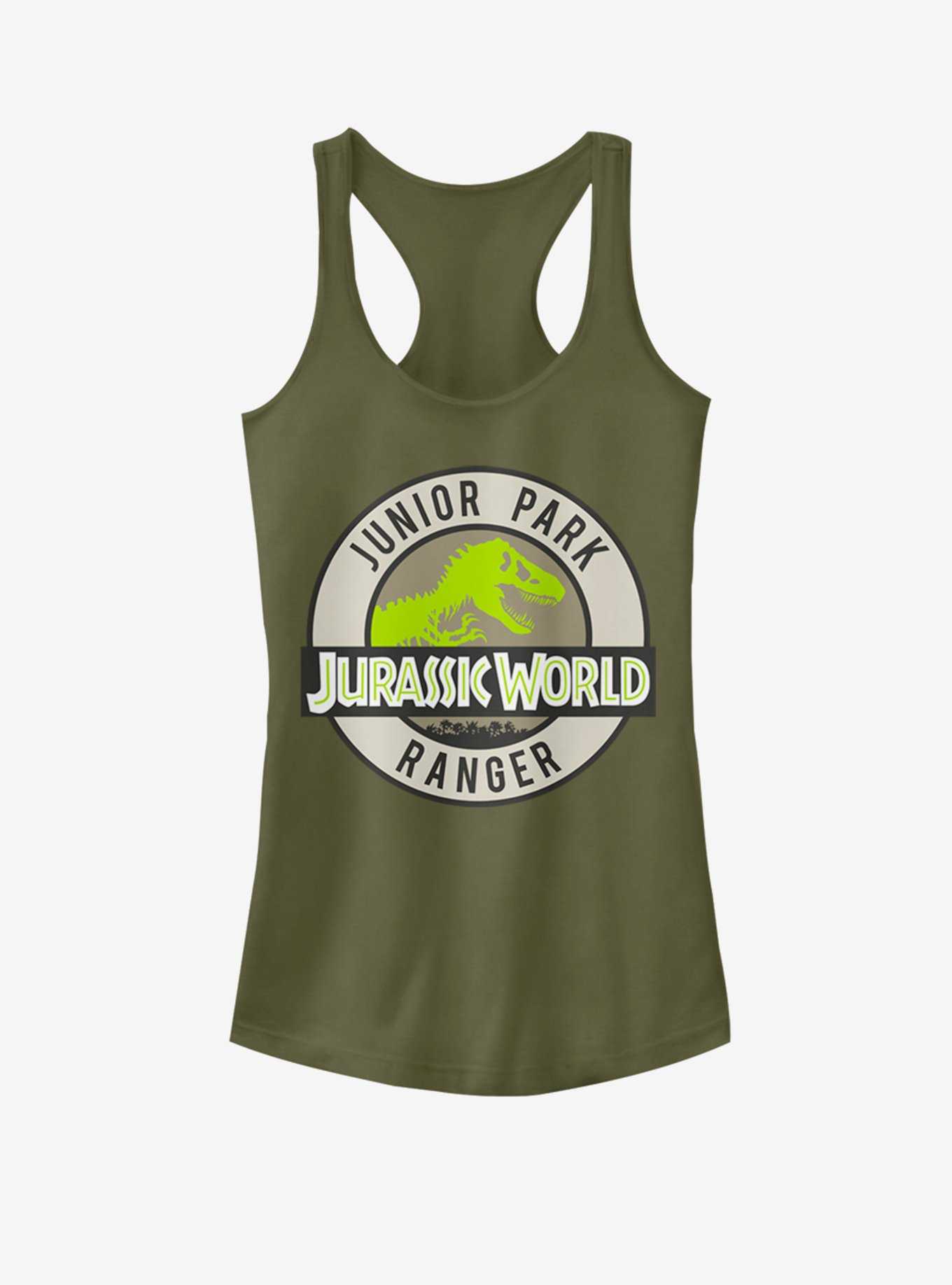 Universal Jurassic Park Junior Ranger Badge Girls Tank, , hi-res