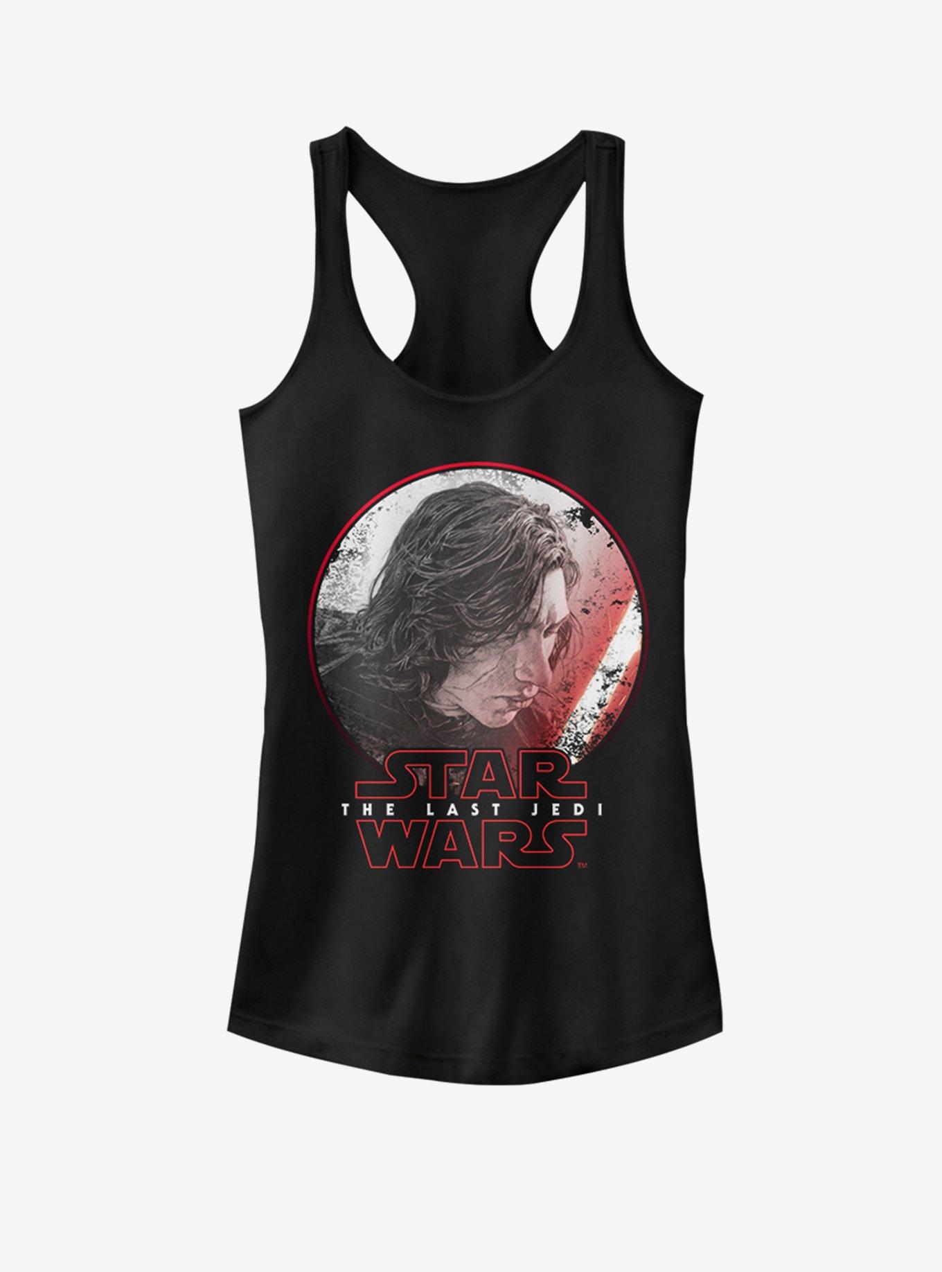 Star Wars Kylo Face Girls Tank, BLACK, hi-res