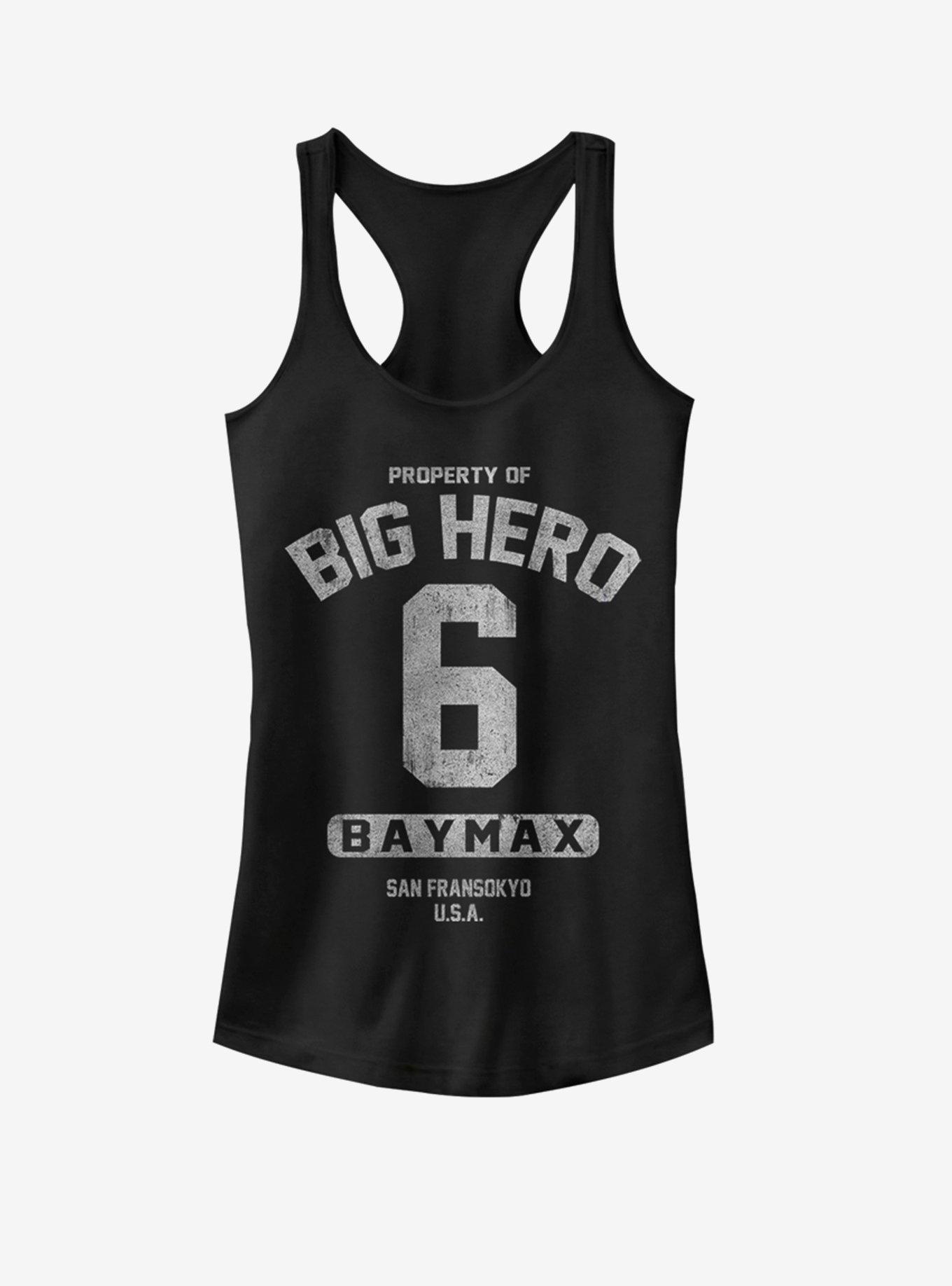 Disney Big Hero 6 Baymax Property Girls Tank, BLACK, hi-res