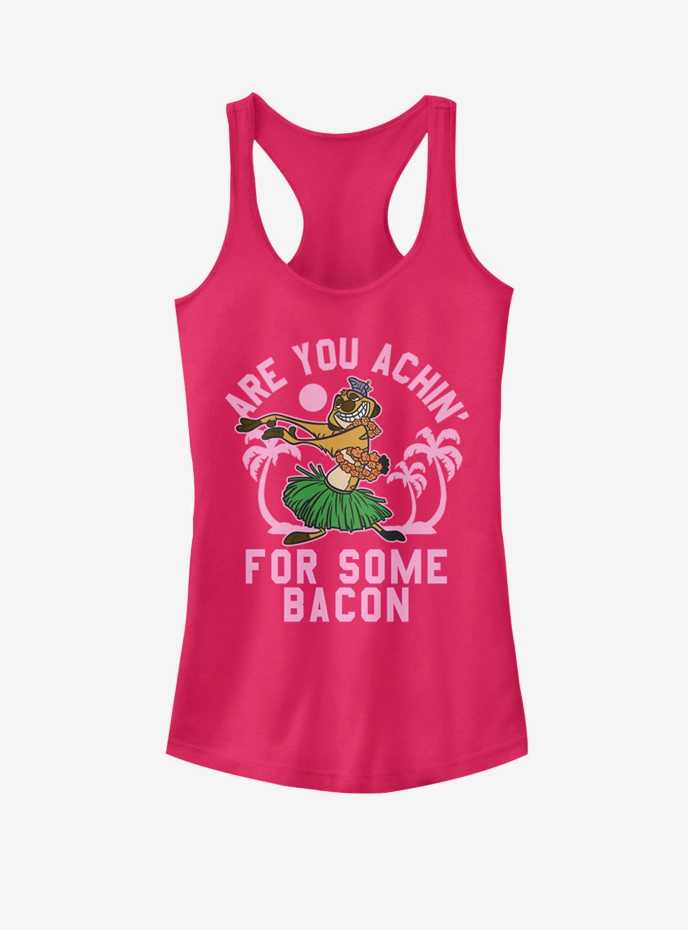 Disney The Lion King Bacon Achin Girls Tank, RASPBERRY, hi-res