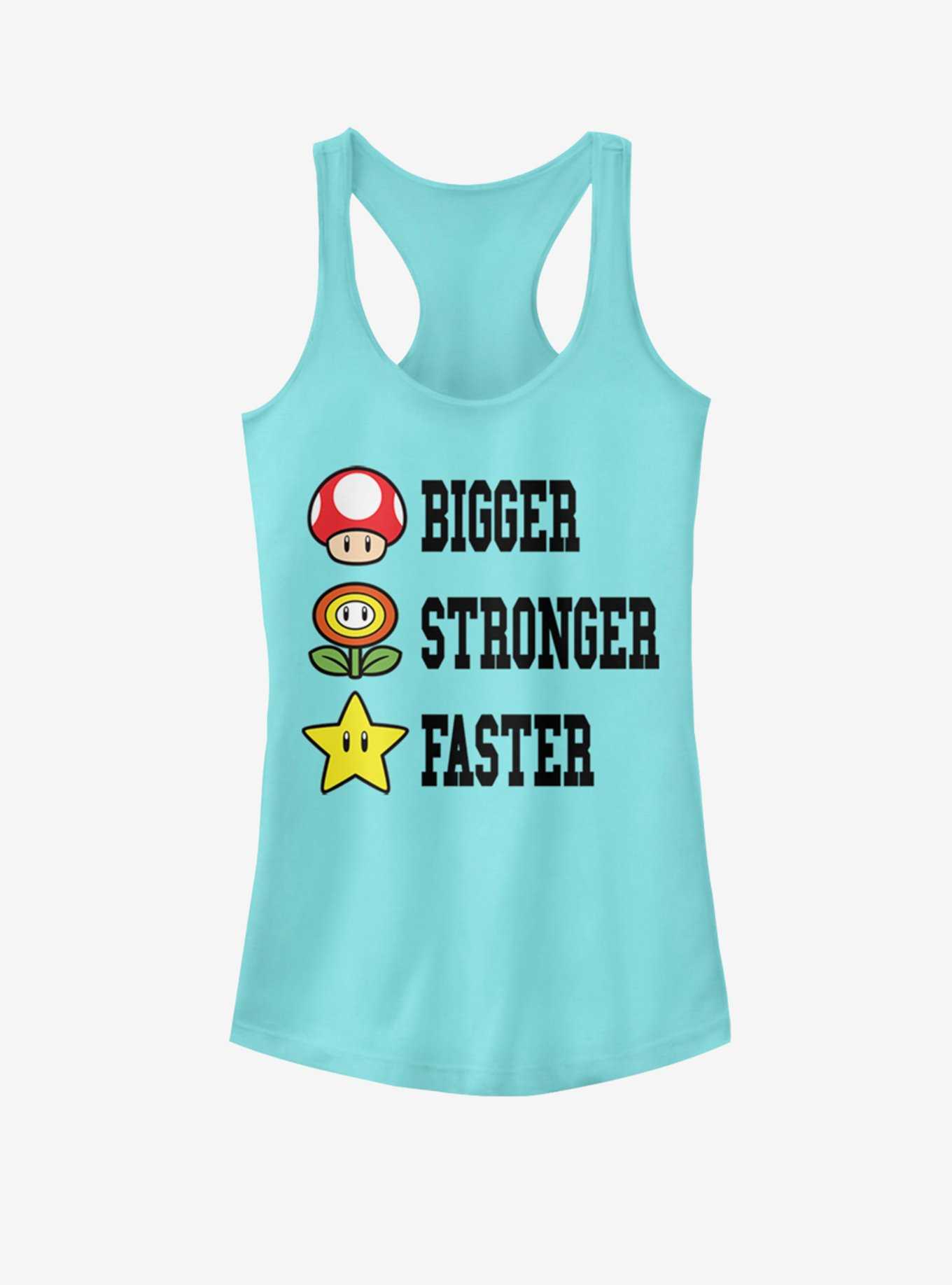 Nintendo Bigger Stronger Faster Girls Tank, , hi-res