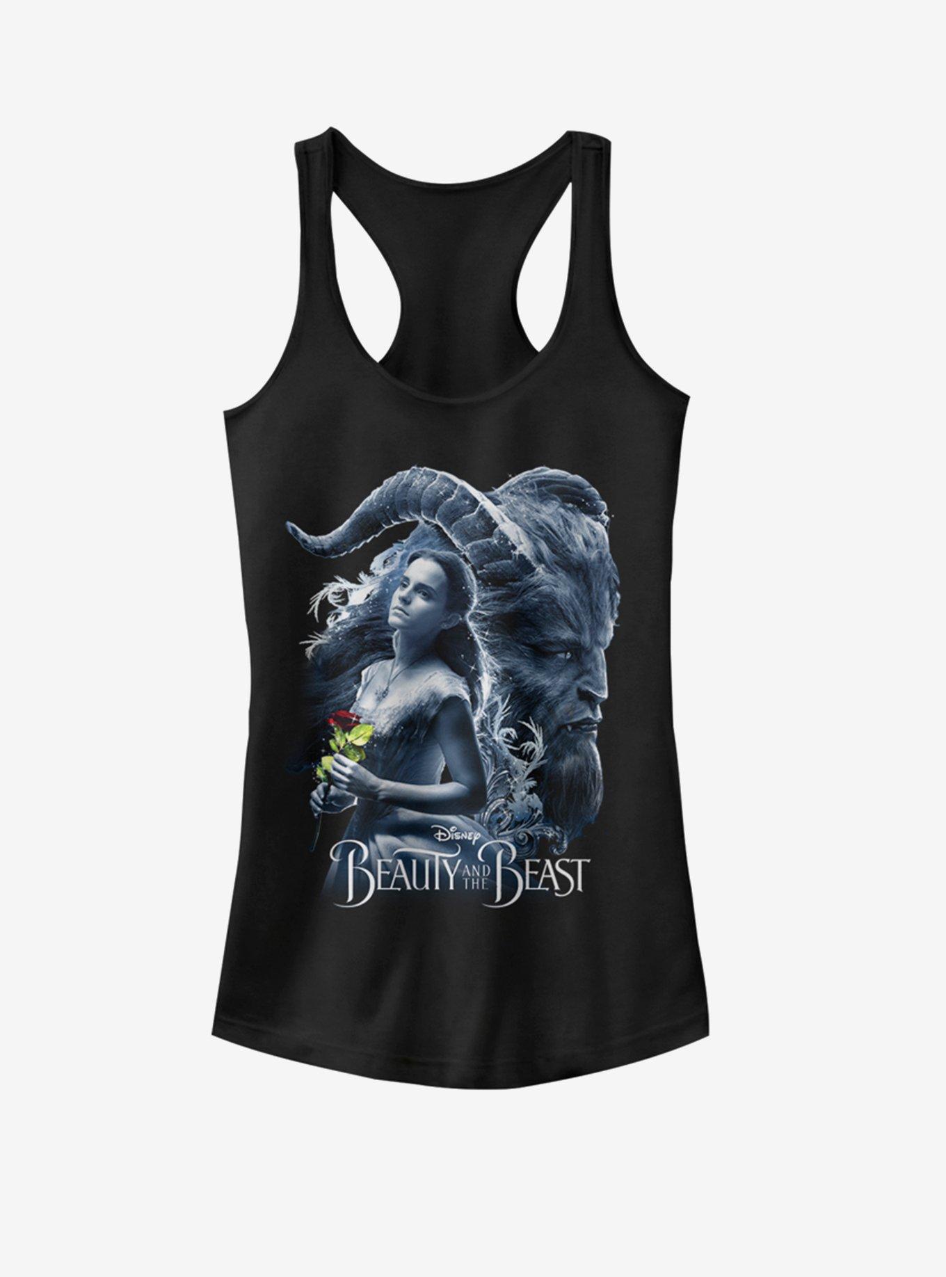 Disney Beauty and the Beast Cold Gazes Girls Tank, BLACK, hi-res