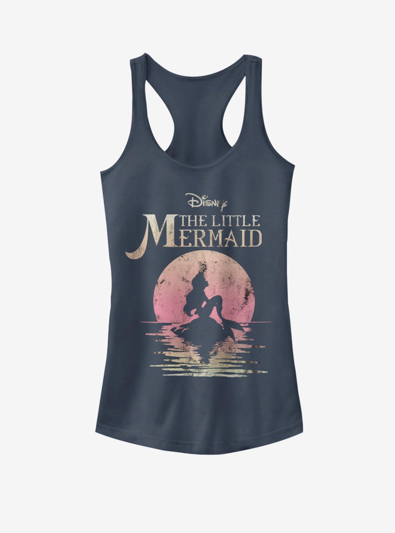 Disney The Little Mermaid Mermaid Moon Girls Tank, INDIGO, hi-res