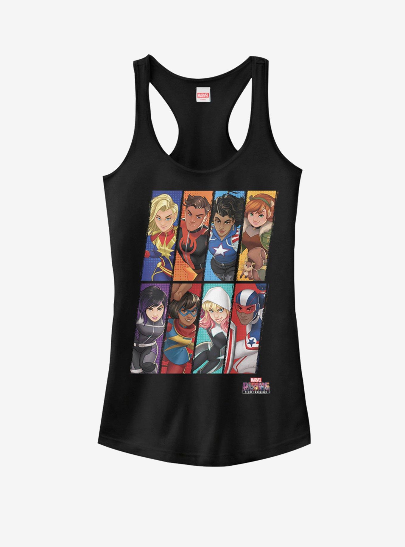 Marvel Box Shot Girls Tank, BLACK, hi-res