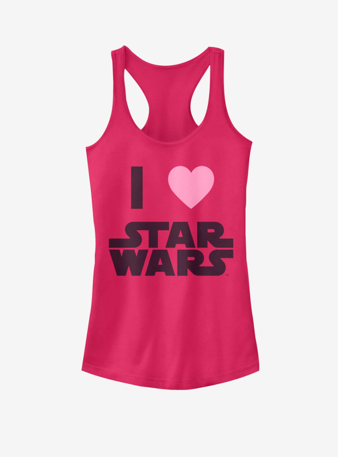 Star Wars True Love Girls Tank, RASPBERRY, hi-res