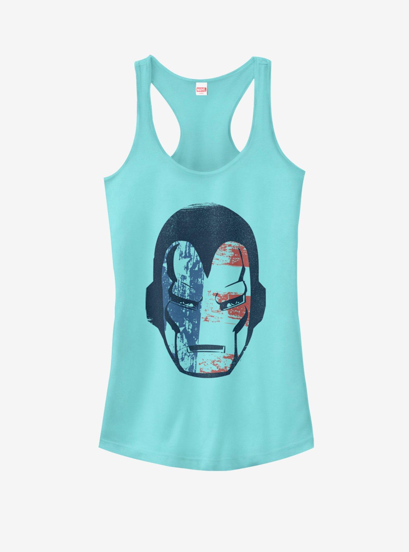 Marvel Captain America Iron Man Americana Girls Tank, CANCUN, hi-res