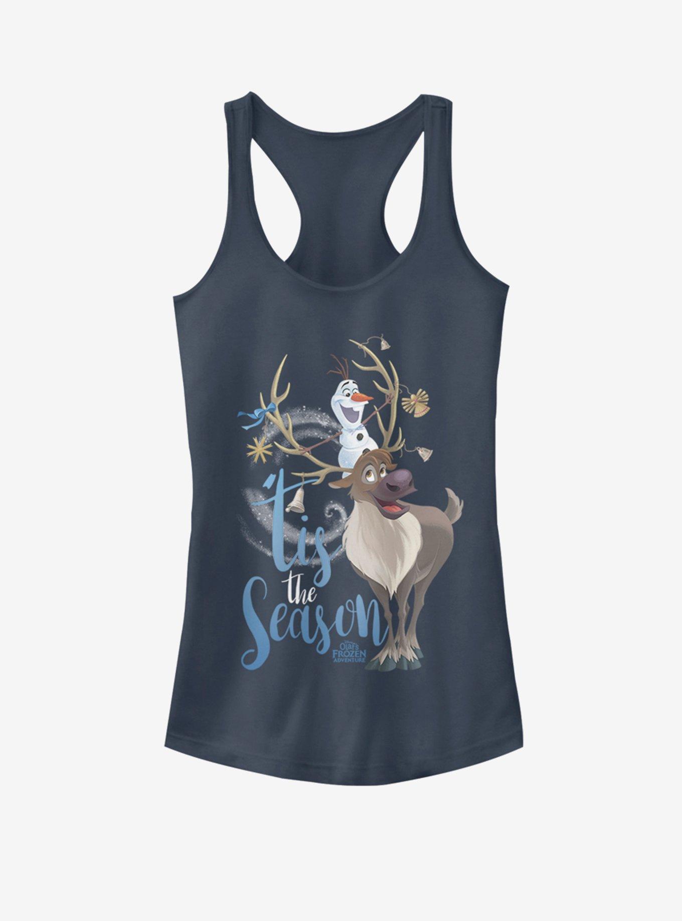 Disney Frozen Olaf Season Girls Tank, INDIGO, hi-res